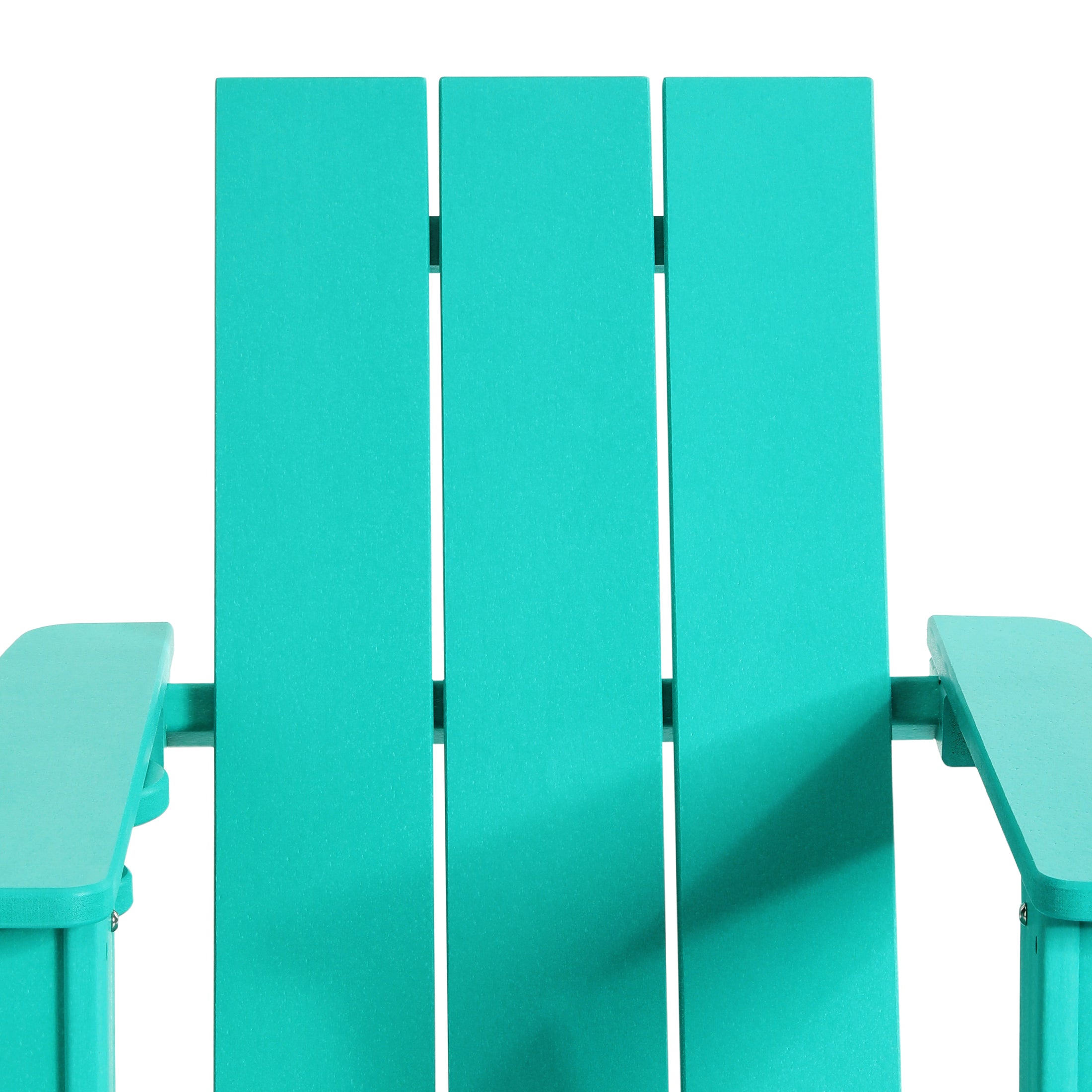 Palms Outdoor HDPE Plastic Preschool Toddler Modern Adirondack Rocking Chairs (Set of 2)