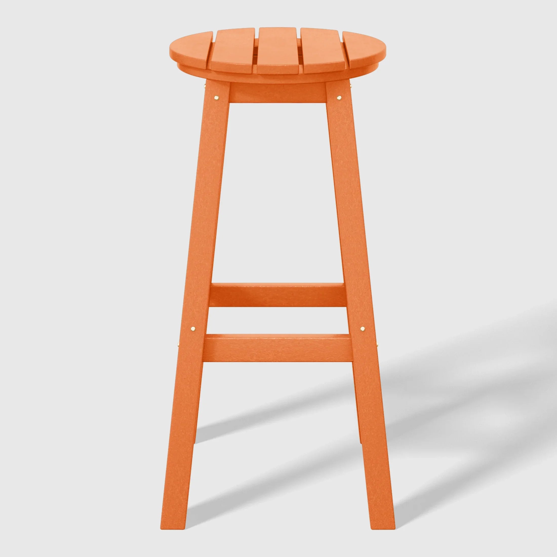 Paradise 29" HDPE Outdoor Patio Round Bar Stool Set of 2
