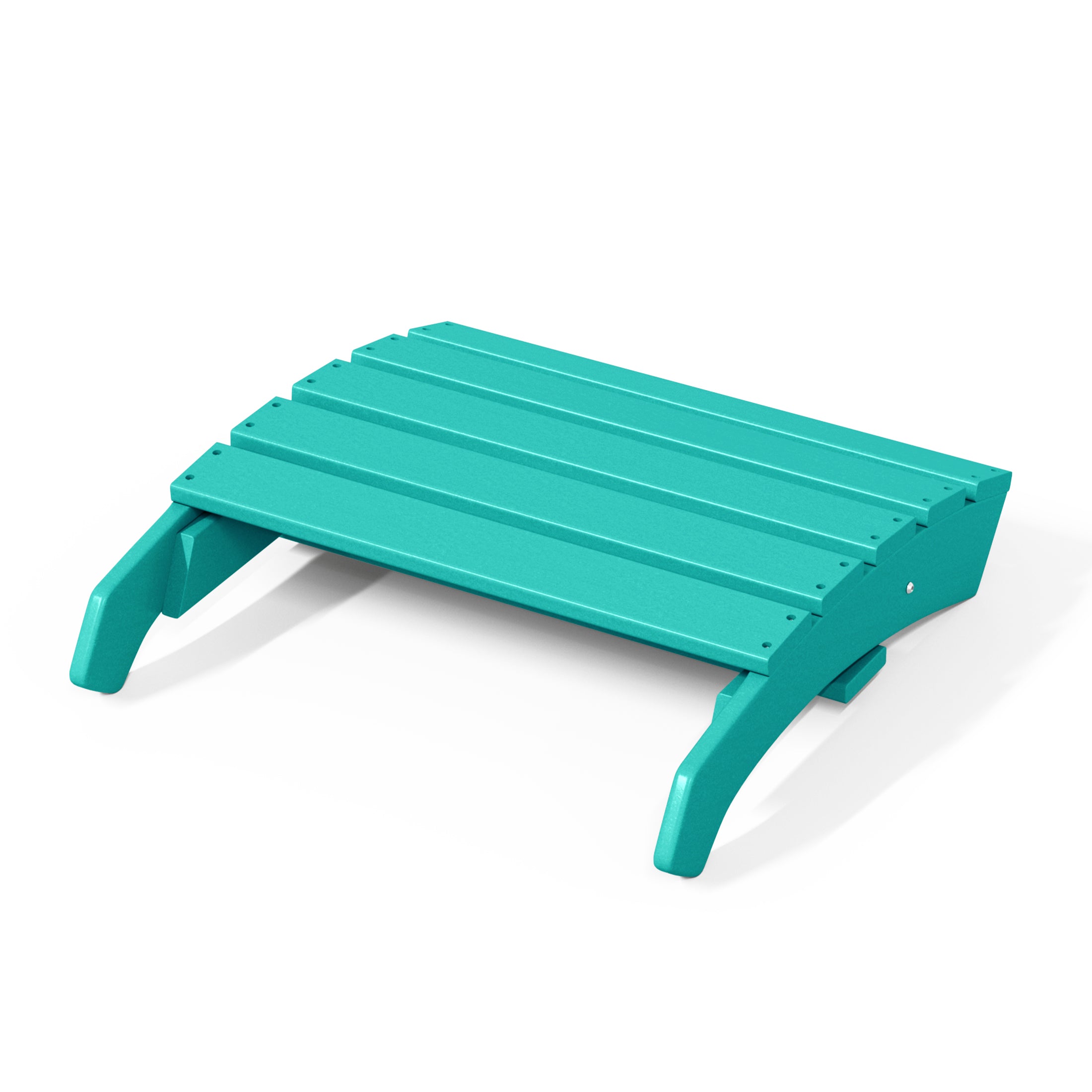 Portside Outdoor Patio HDPE Adirondack Ottoman Footrest