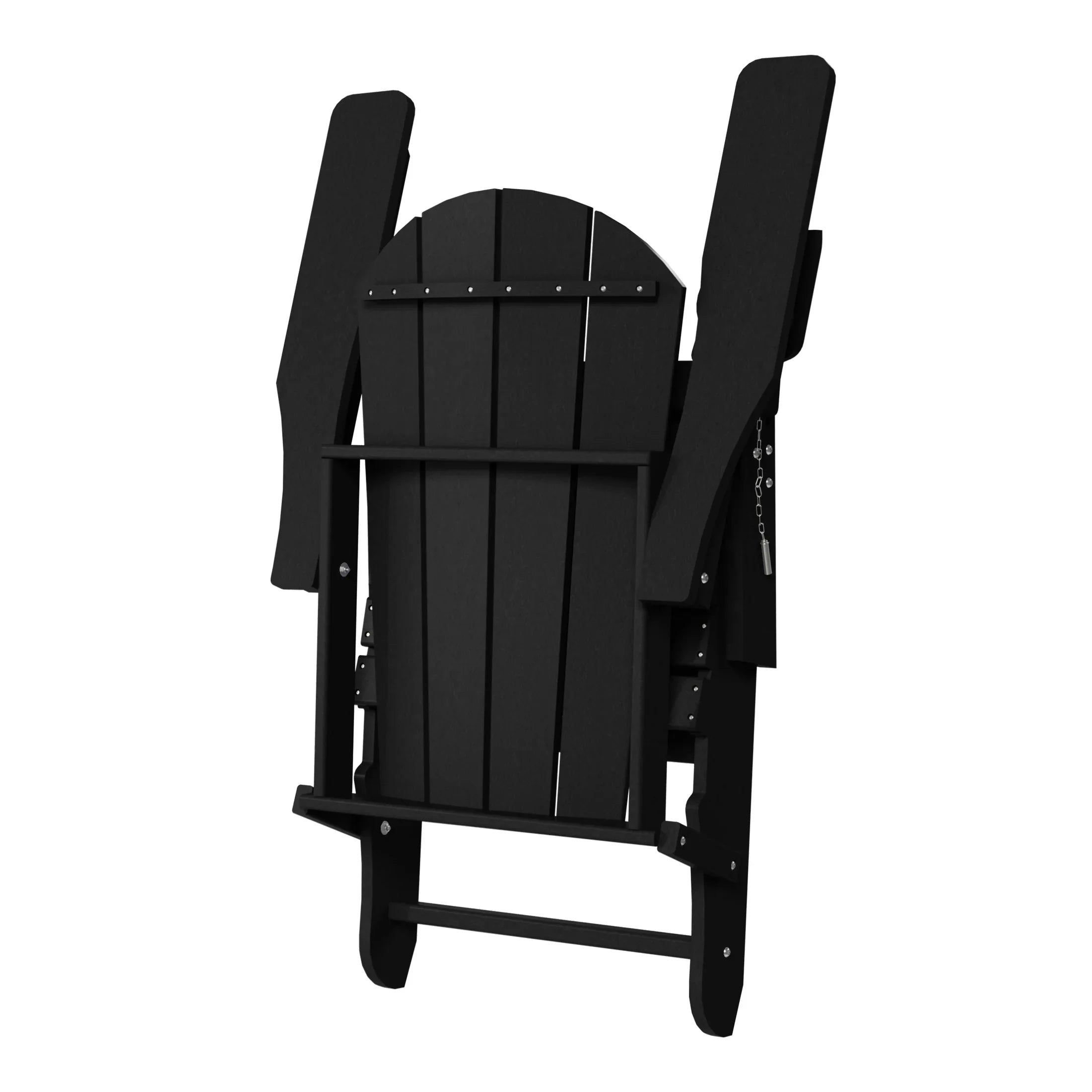 Paradise Folding Adjustable Adirondack Chair with Retractable Ottoman and Cup Holder (Set of 2)