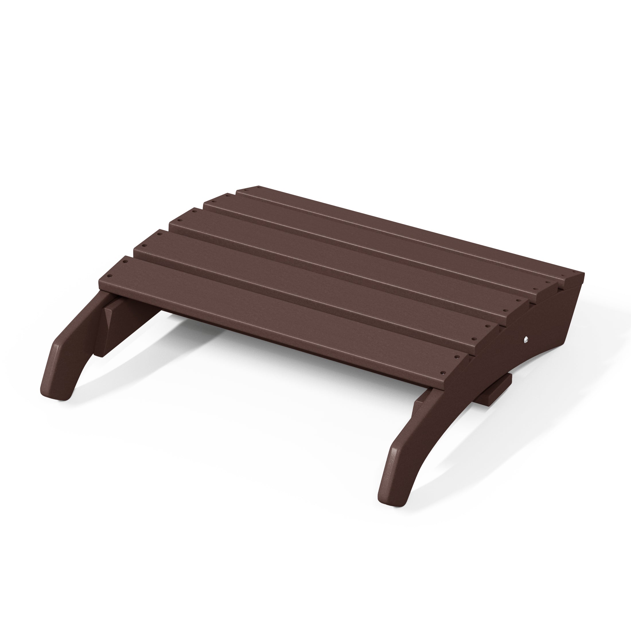 Portside Outdoor Patio HDPE Adirondack Ottoman Footrest
