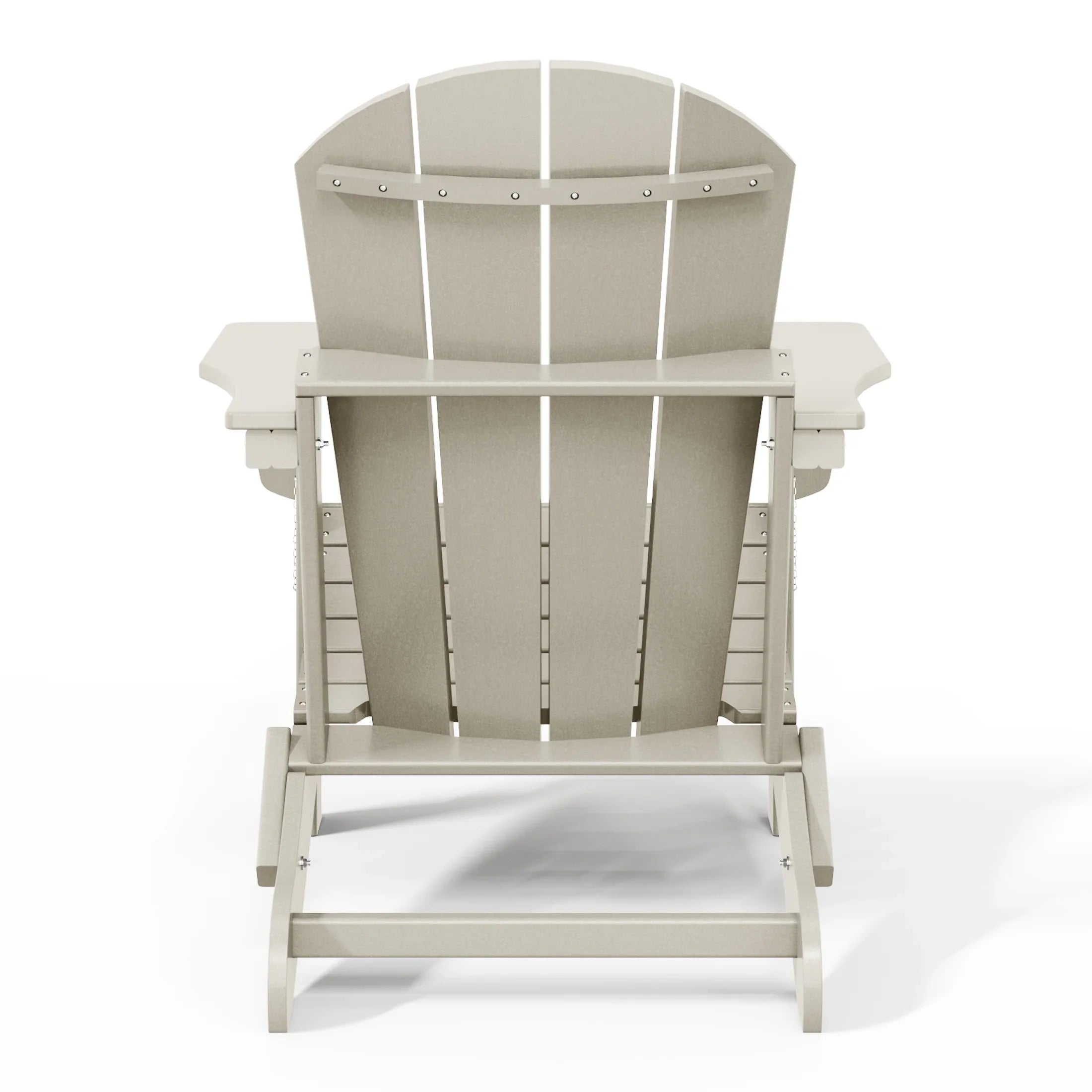 Paradise Outdoor Folding Poly Adirondack Chair (Set of 8)