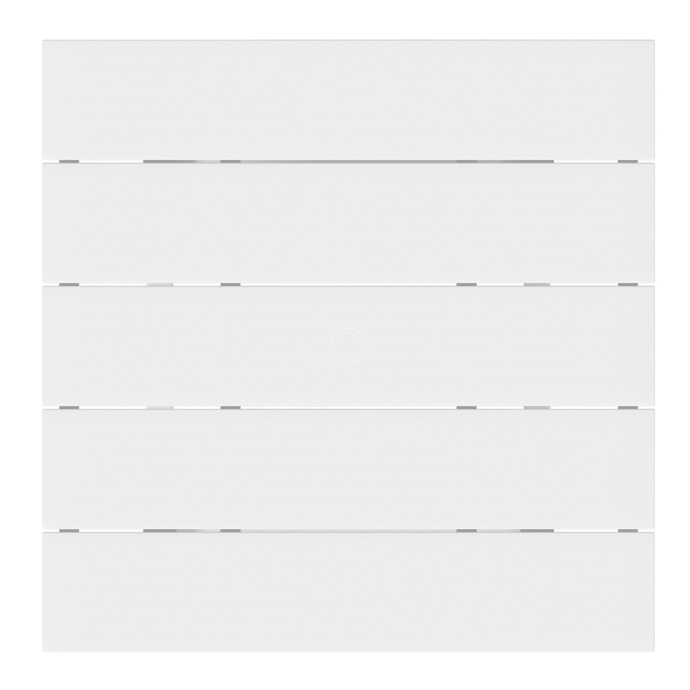 Palms Outdoor HDPE 36" Square Patio Dining Table with Umbrella Hole