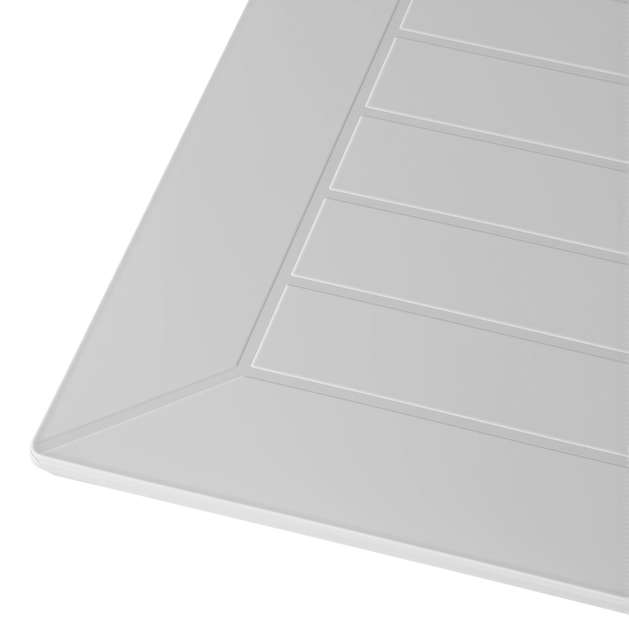 Sunshine 31.5" Square Outdoor Plastic Resin Patio Dining Table for 4