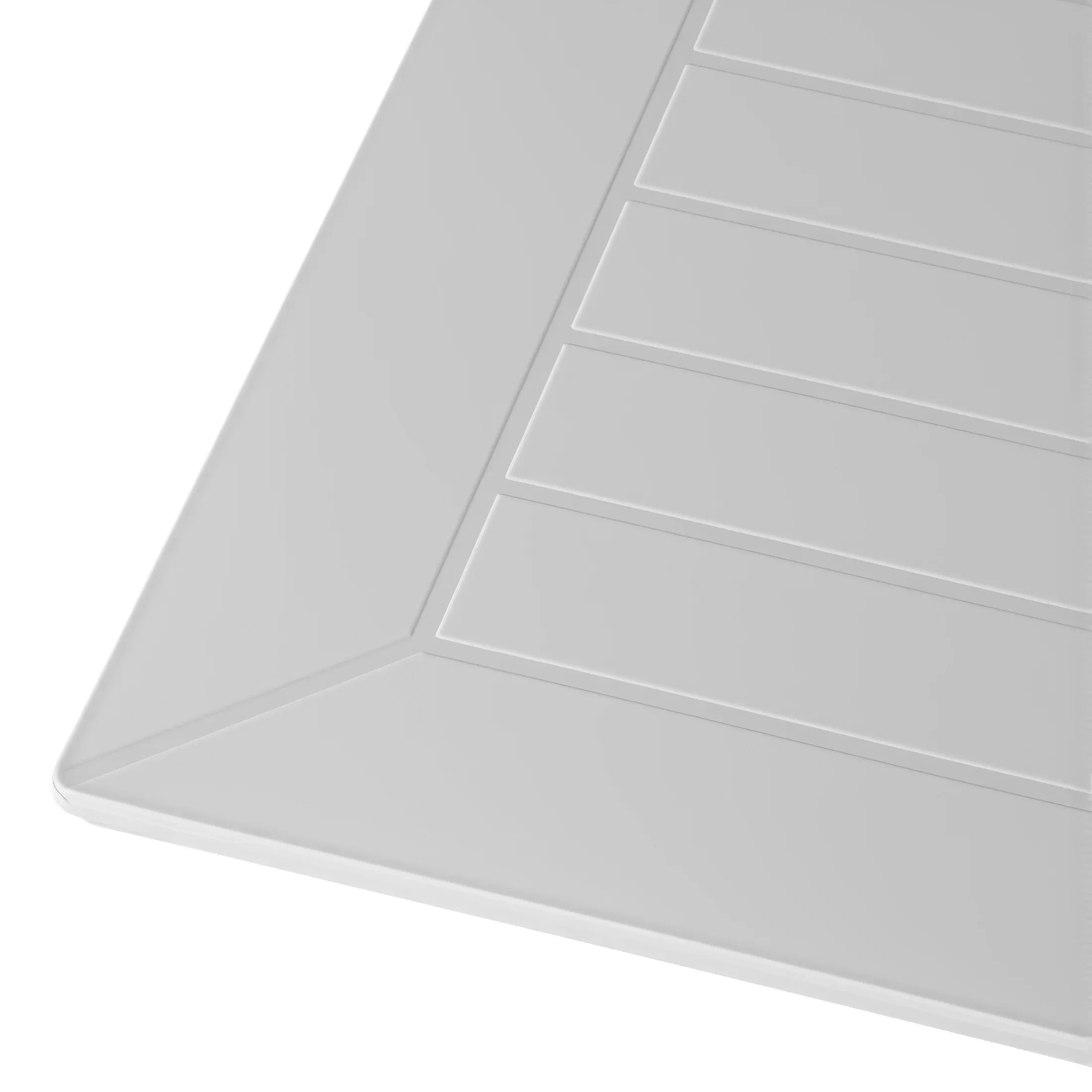 Sunshine 31.5" Square Outdoor Plastic Resin Patio Dining Table for 4
