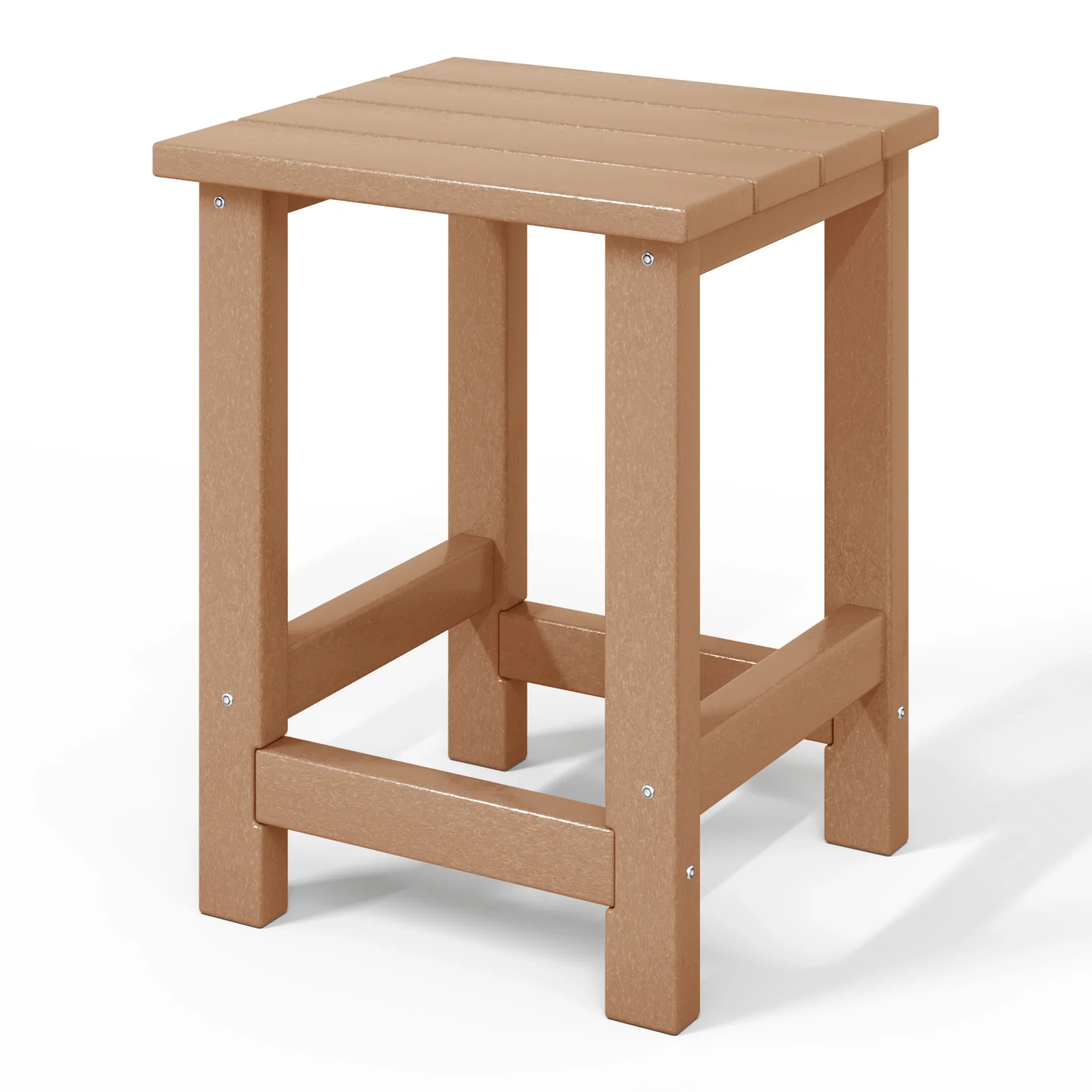 Paradise Kids Outdoor Patio Furniture HDPE Adirondack Square Side Table