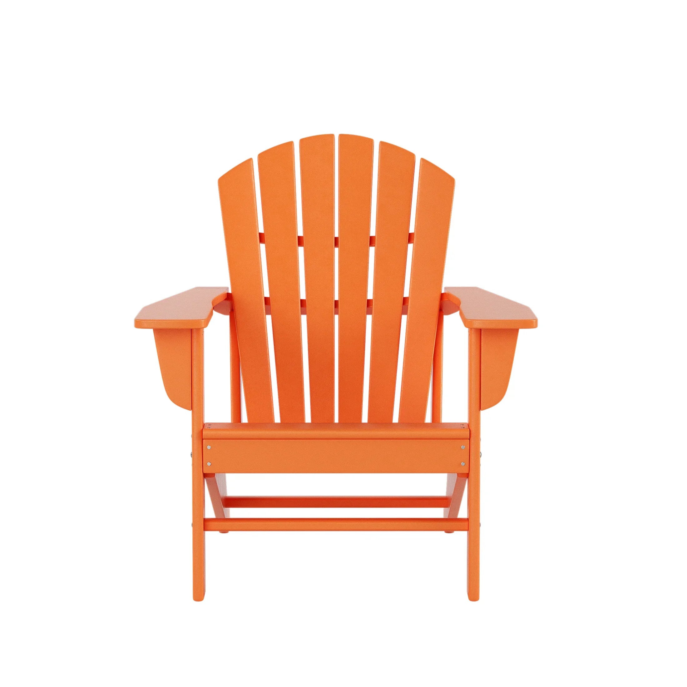 Portside 5-Piece Outdoor Patio HDPE Adirondack Chair With Round Coffee Table Conversation Set