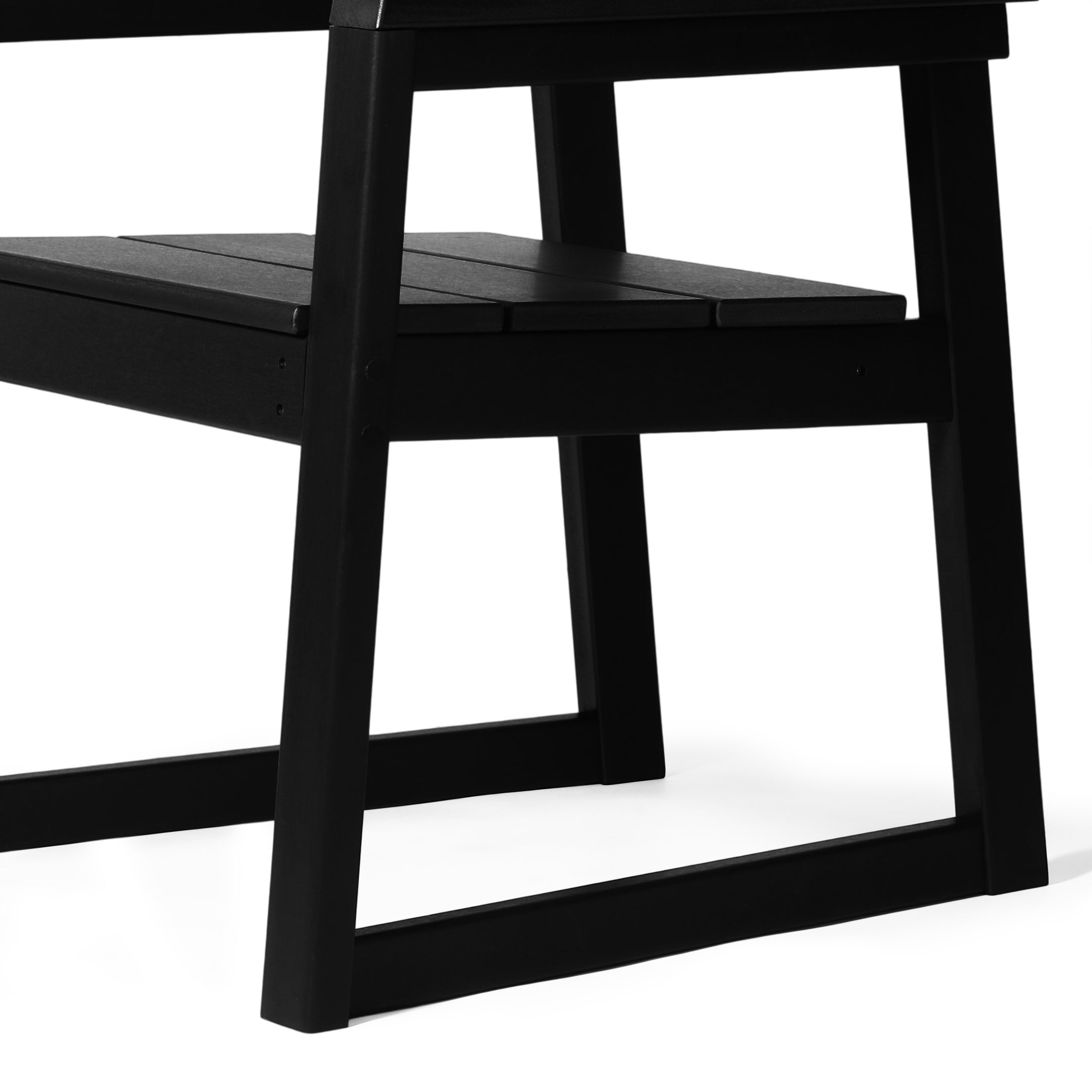 Cambria Modern HDPE Outdoor Patio Dining Arm Chairs (Set of 2)