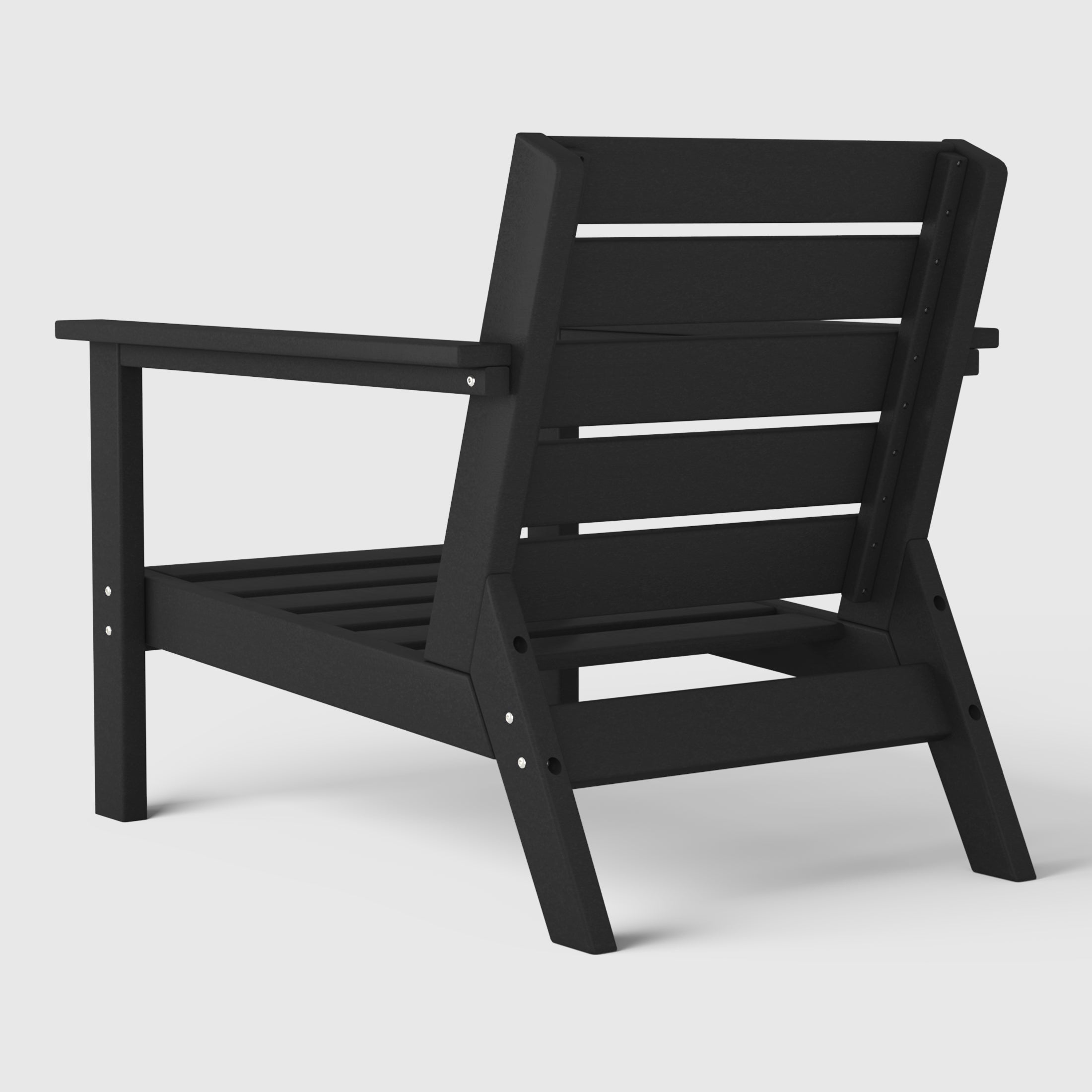 Portsmouth Outdoor Patio HDPE Deep Seating Armchair