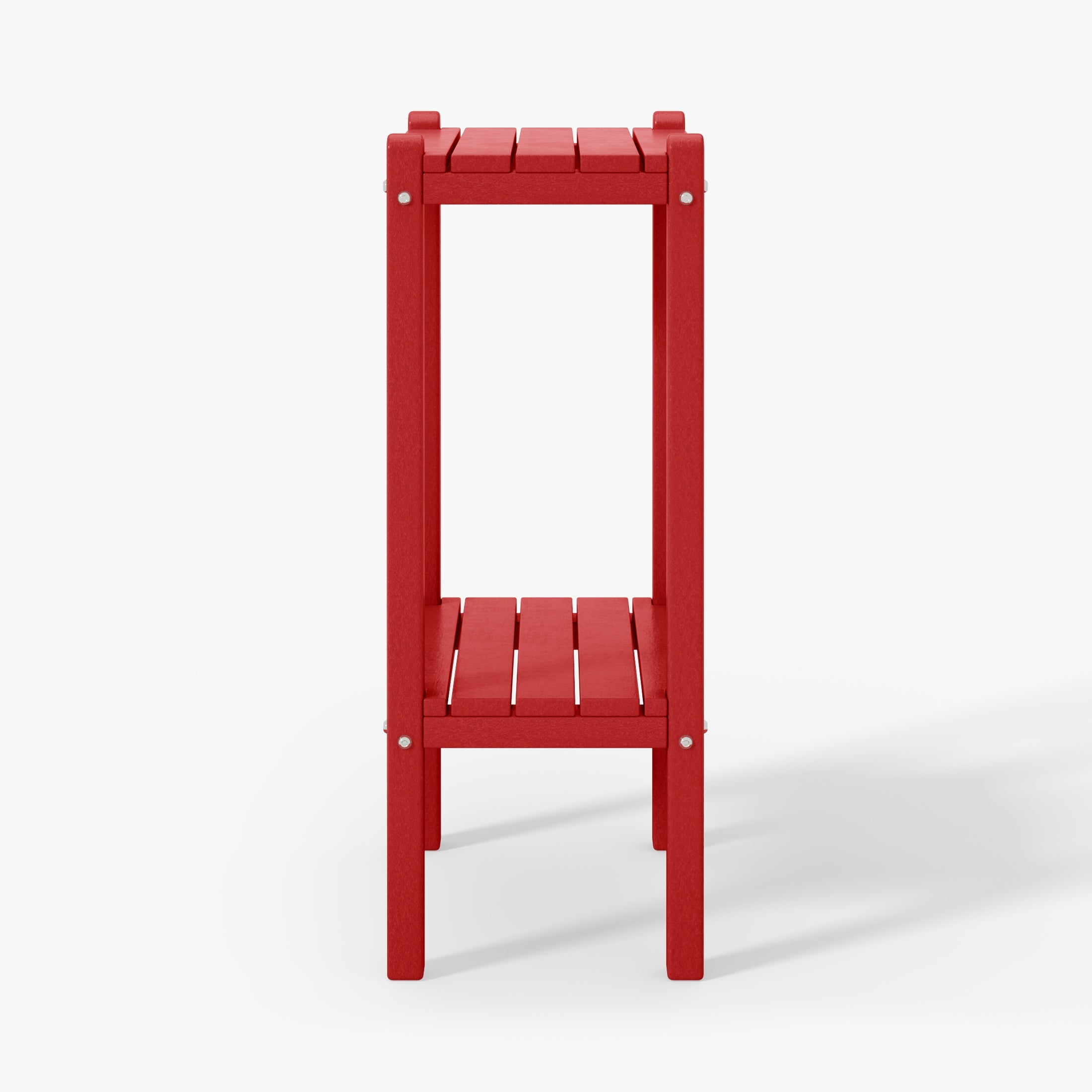 Paradise 36" Outdoor Adirondack HDPE 2-Tier Patio Side Table