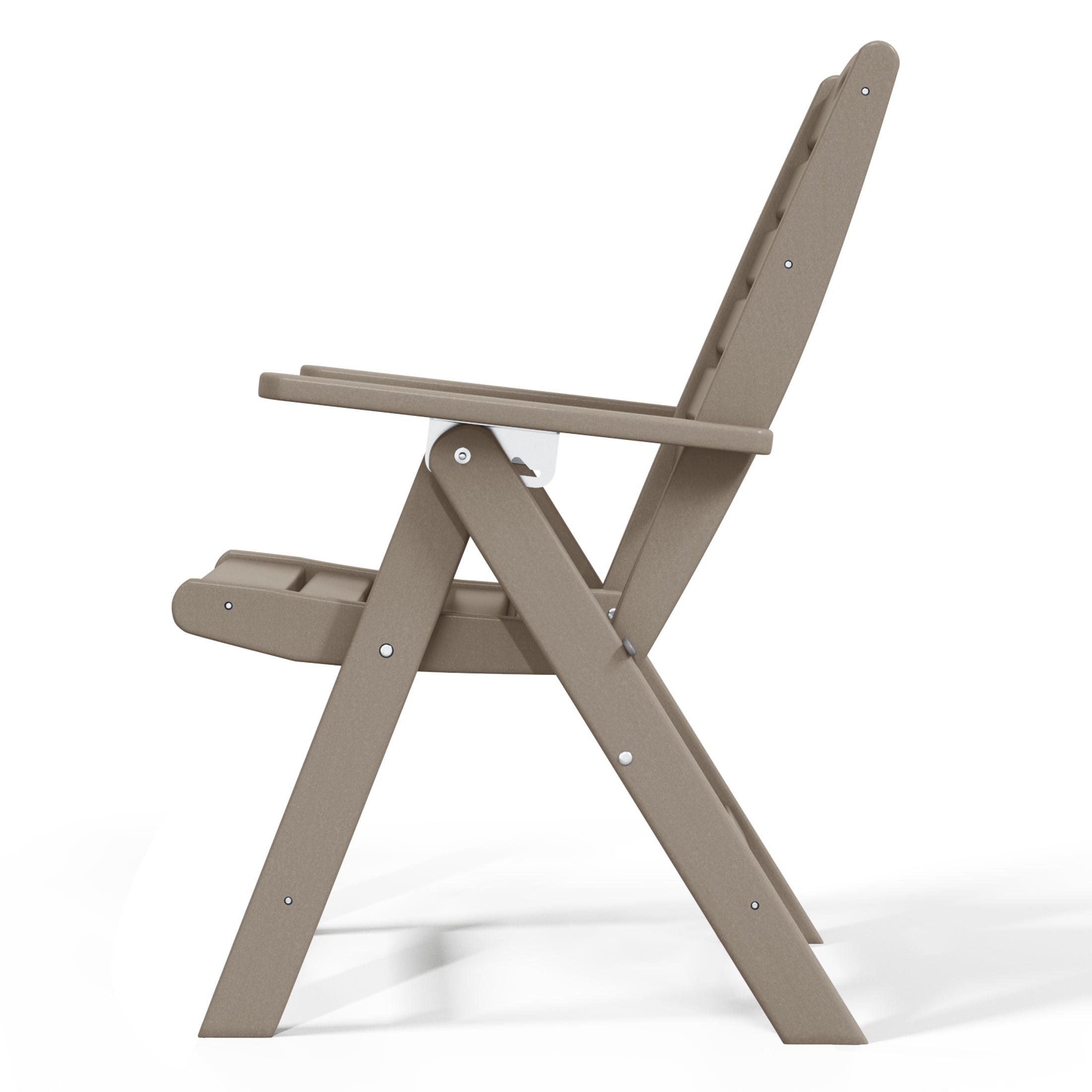 Paradise HDPE Adjustable Highback Folding Patio Dining Chair