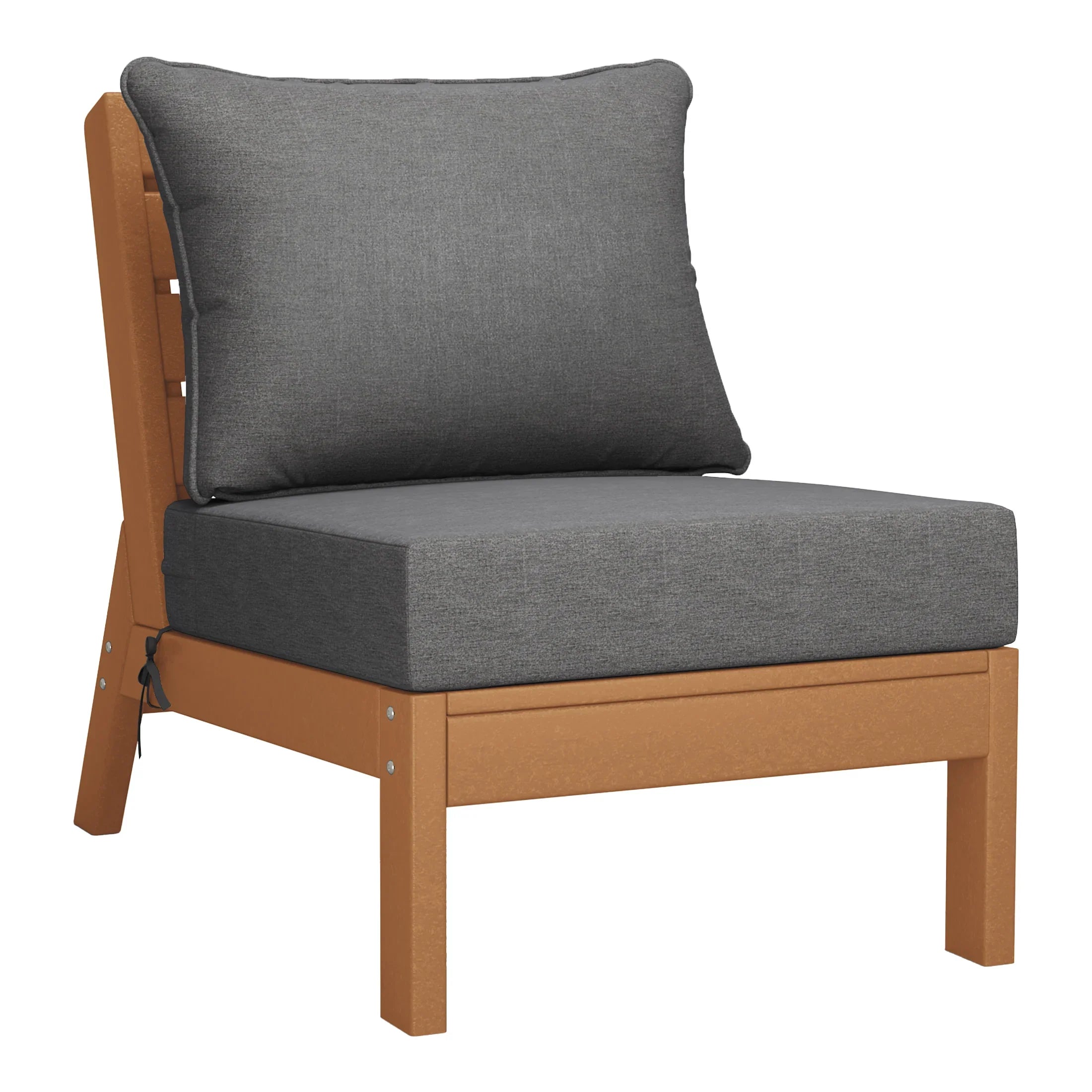 Portsmouth Outdoor Patio HDPE Sectional Sofa with Patio Cushions