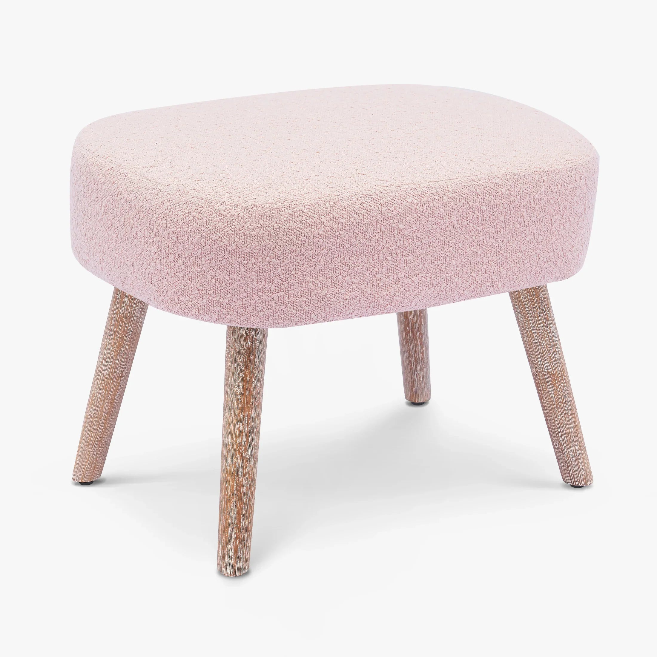 Amélie 21" Wide Square Upholstered Cushion Ottoman Foot Stool