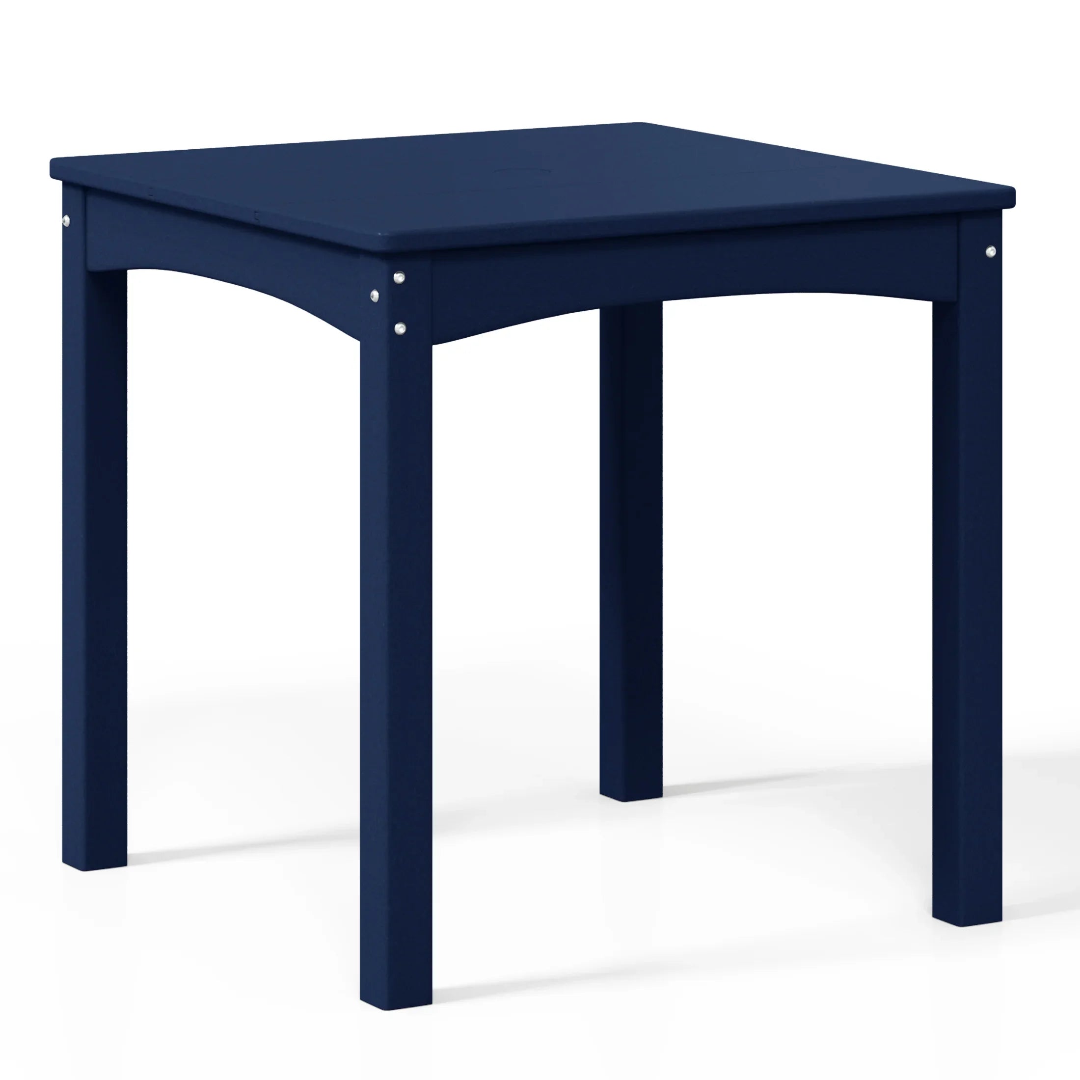 Playhouse Kids 24" Wide HDPE Plastic Childrens Square Dinner Table