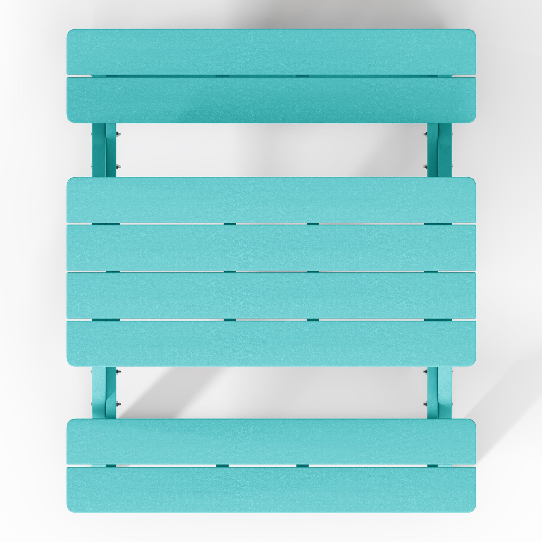 Paradise Outdoor Patio Kids HDPE Plastic Picnic Bench Table