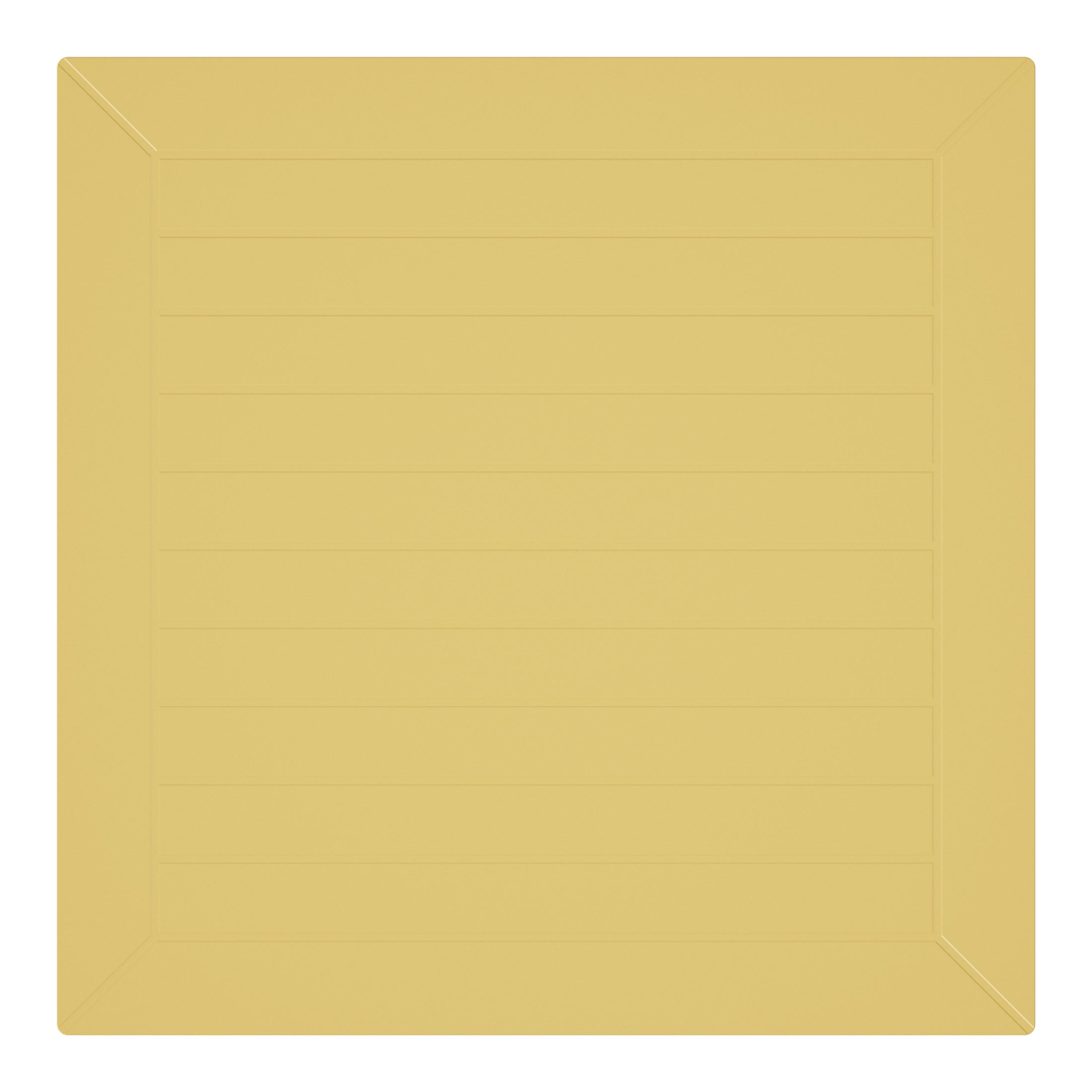 Sunshine 31.5" Square Outdoor Plastic Resin Patio Dining Table for 4