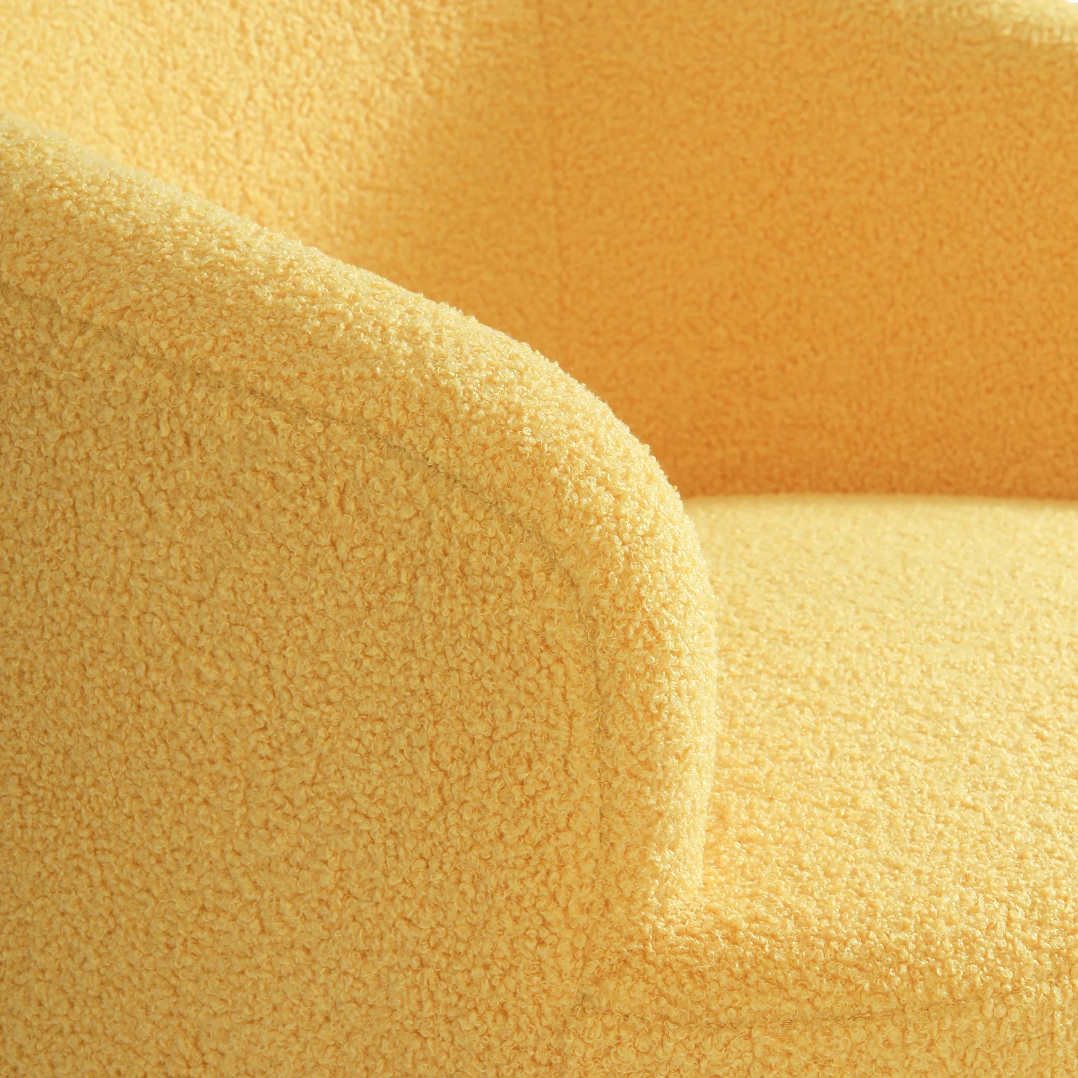 Celine 29" Wide Mid Century Modern Club Barrel Accent Armchair