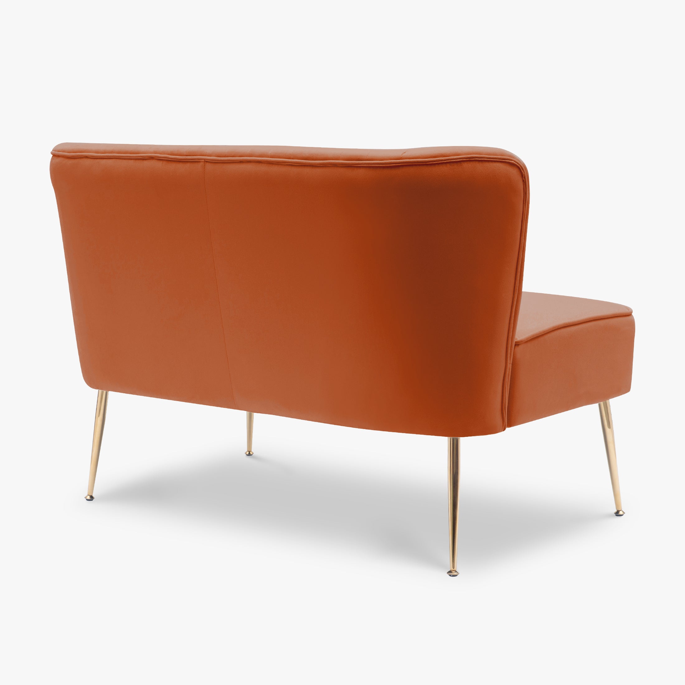 Alaia Mid Century Modern Tufted Velvet Loveseat Sofa and 25" Accent Chair 3-Piece Set