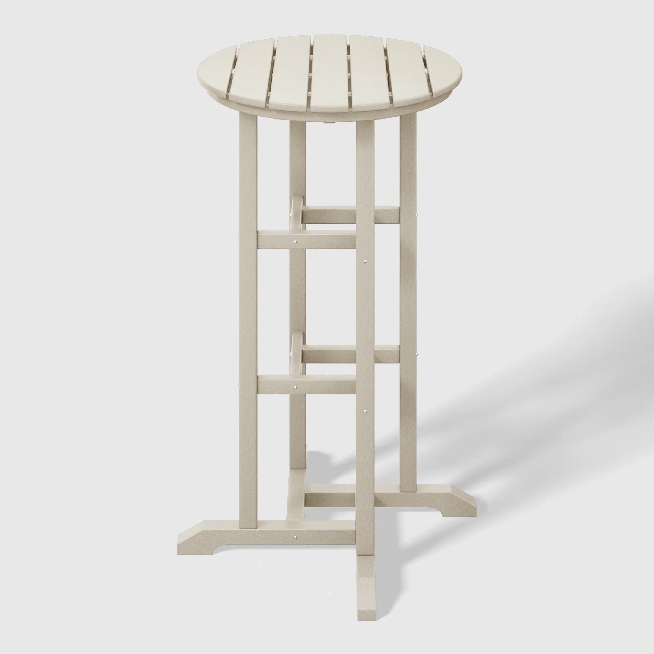 Paradise Outdoor Patio Bar Height Table and Bar Stool 3-Piece Dining Set