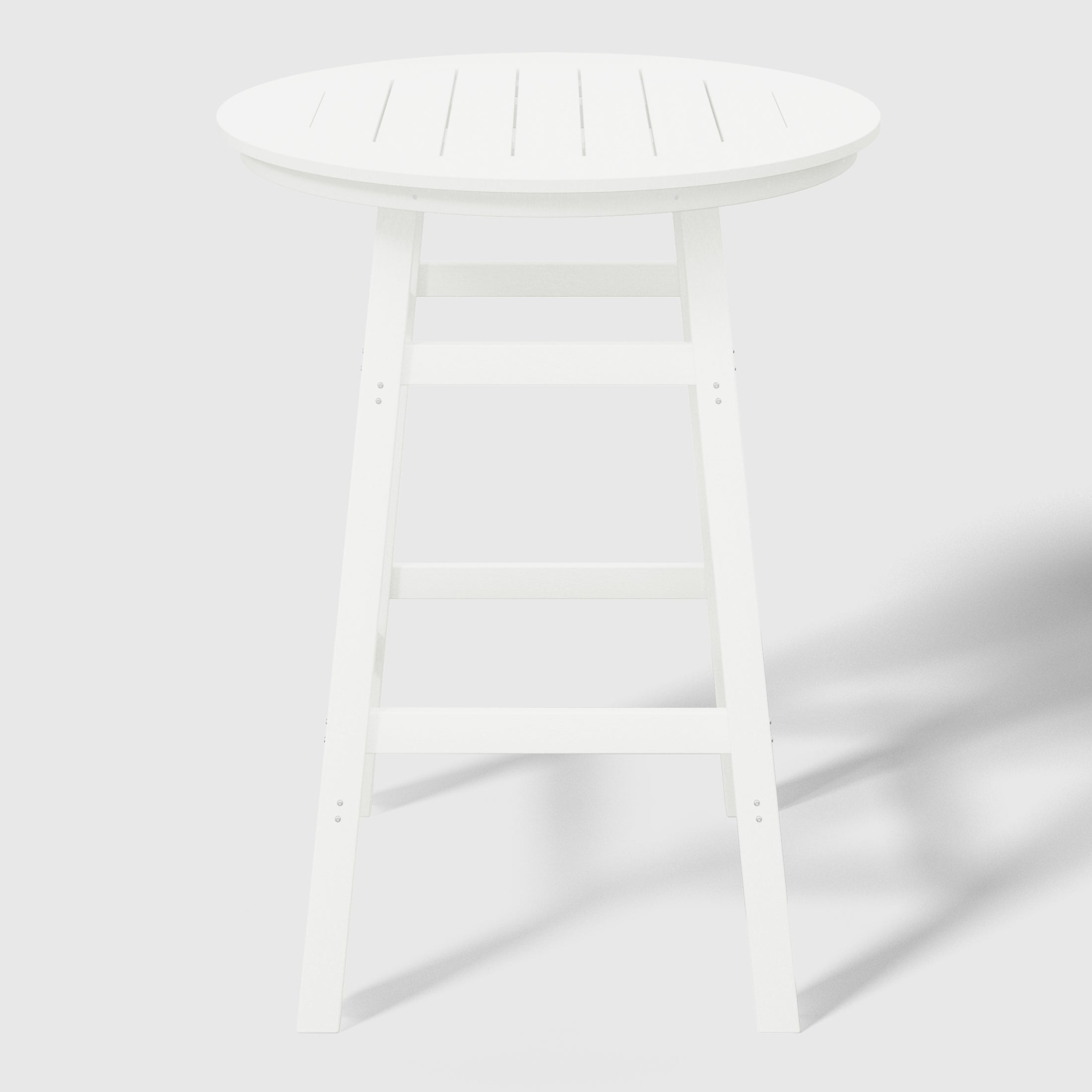 Paradise 5-Piece HDPE Outdoor Patio Dining Bar Bistro Table Set with Bar Stools