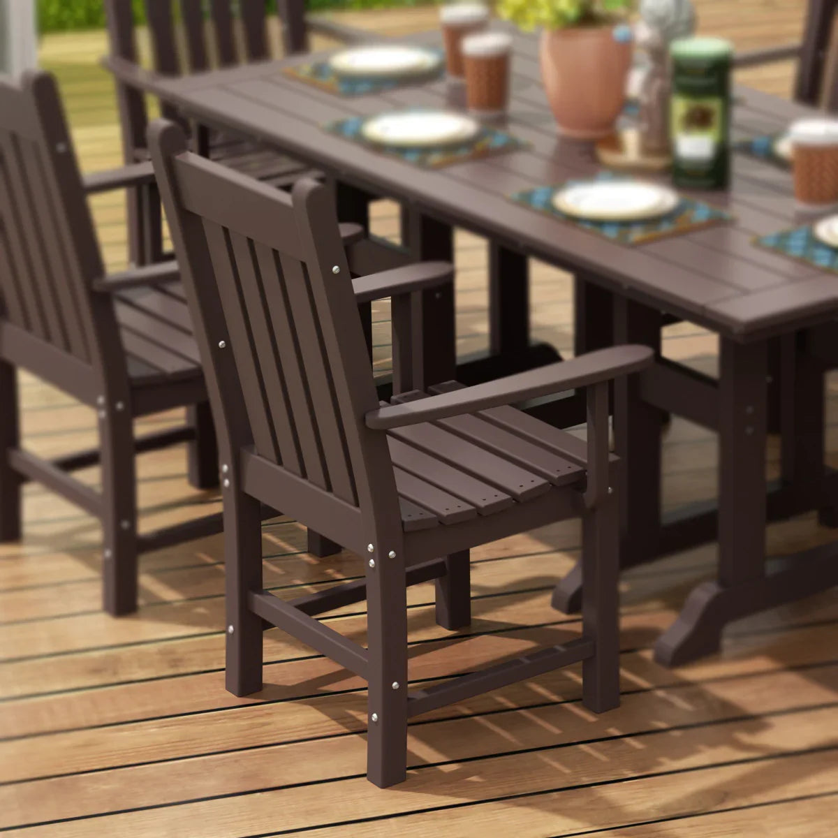 Paradise Outdoor Patio Dining Armchair