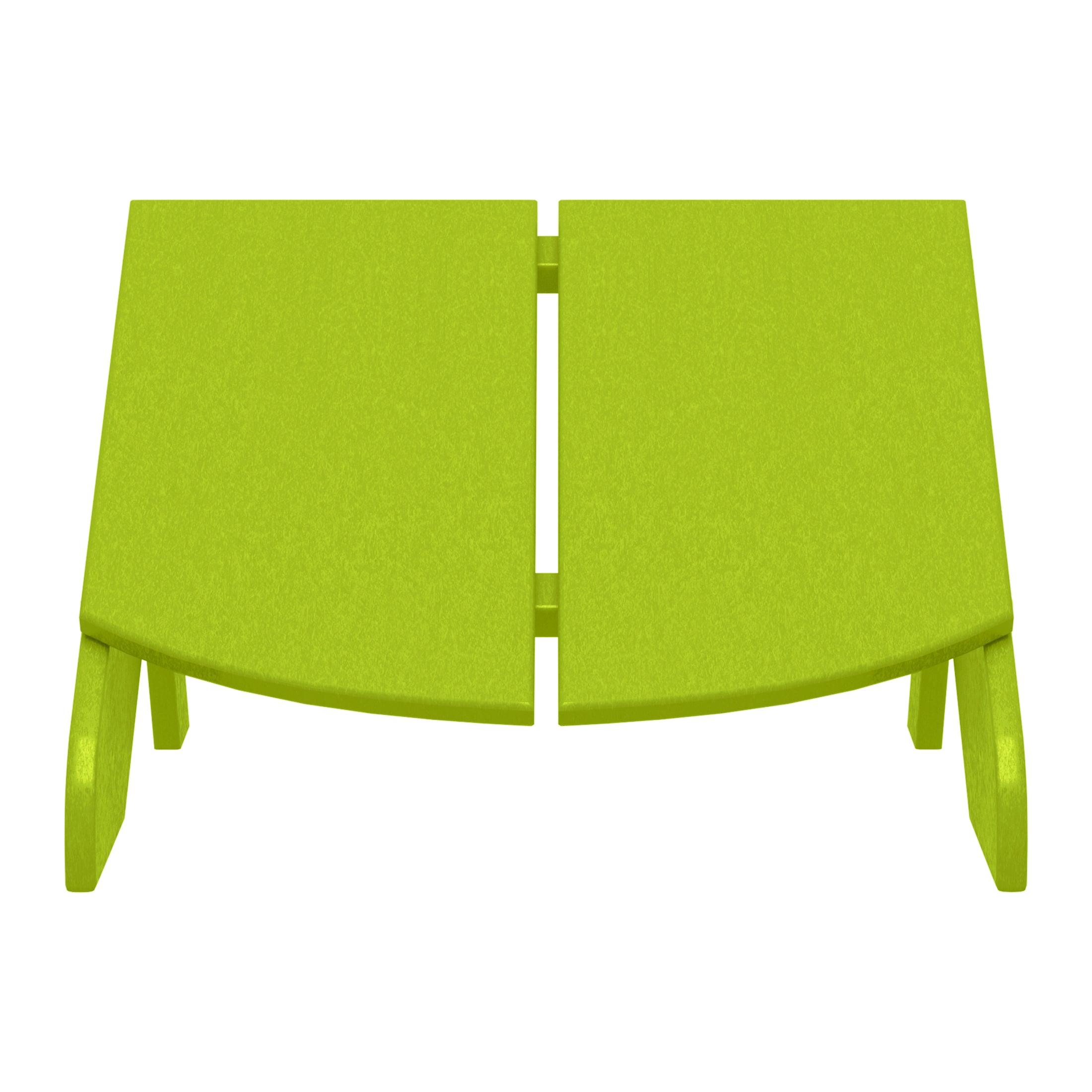 Seaview Modern HDPE Plastic Folding Patio Adirondack Ottoman
