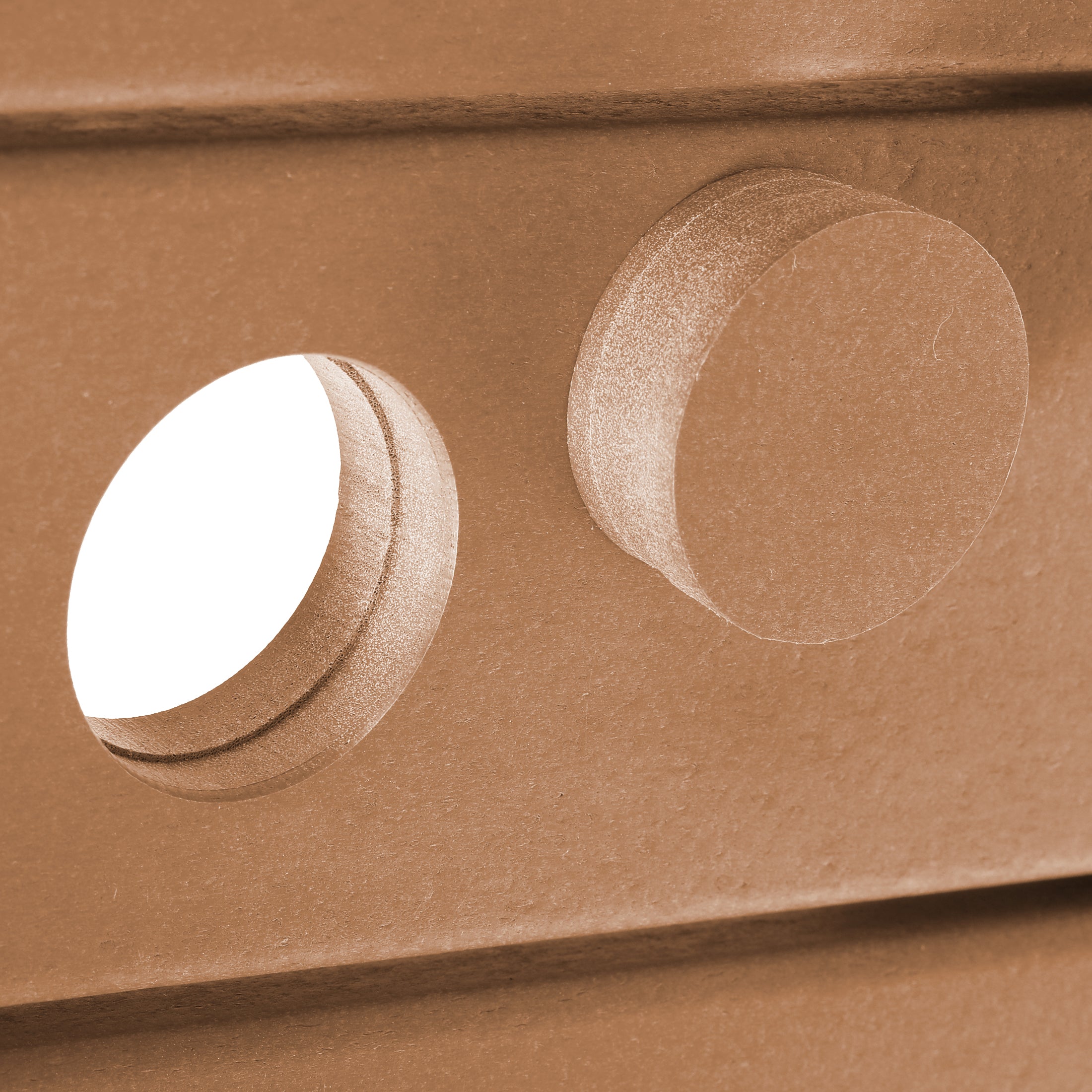 Paradise Low Outdoor HDPE Round Patio Coffee Table