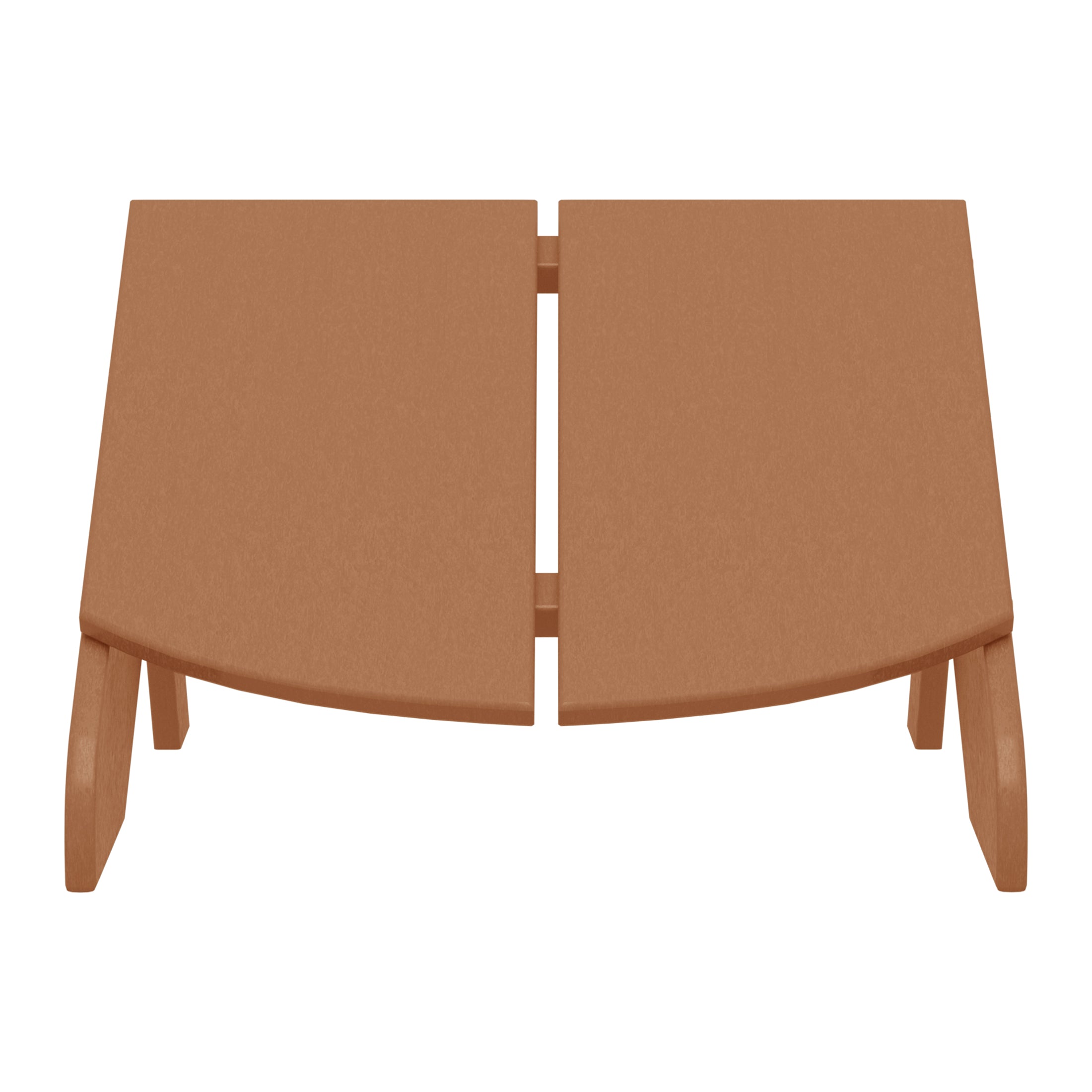 Seaview Modern HDPE Plastic Folding Patio Adirondack Ottoman