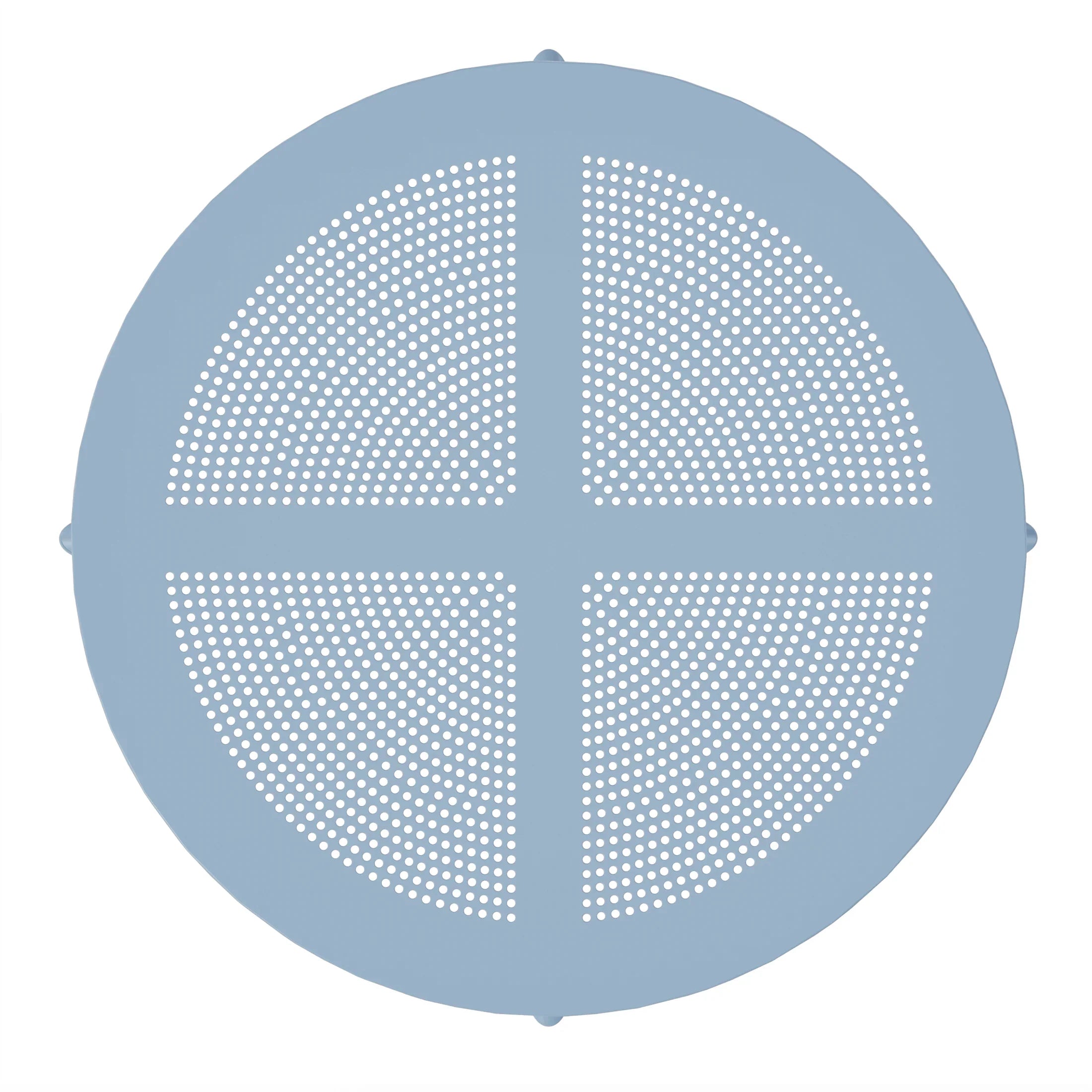 Sunshine 31.5" Round Plastic Outdoor Patio Dining Table for 4
