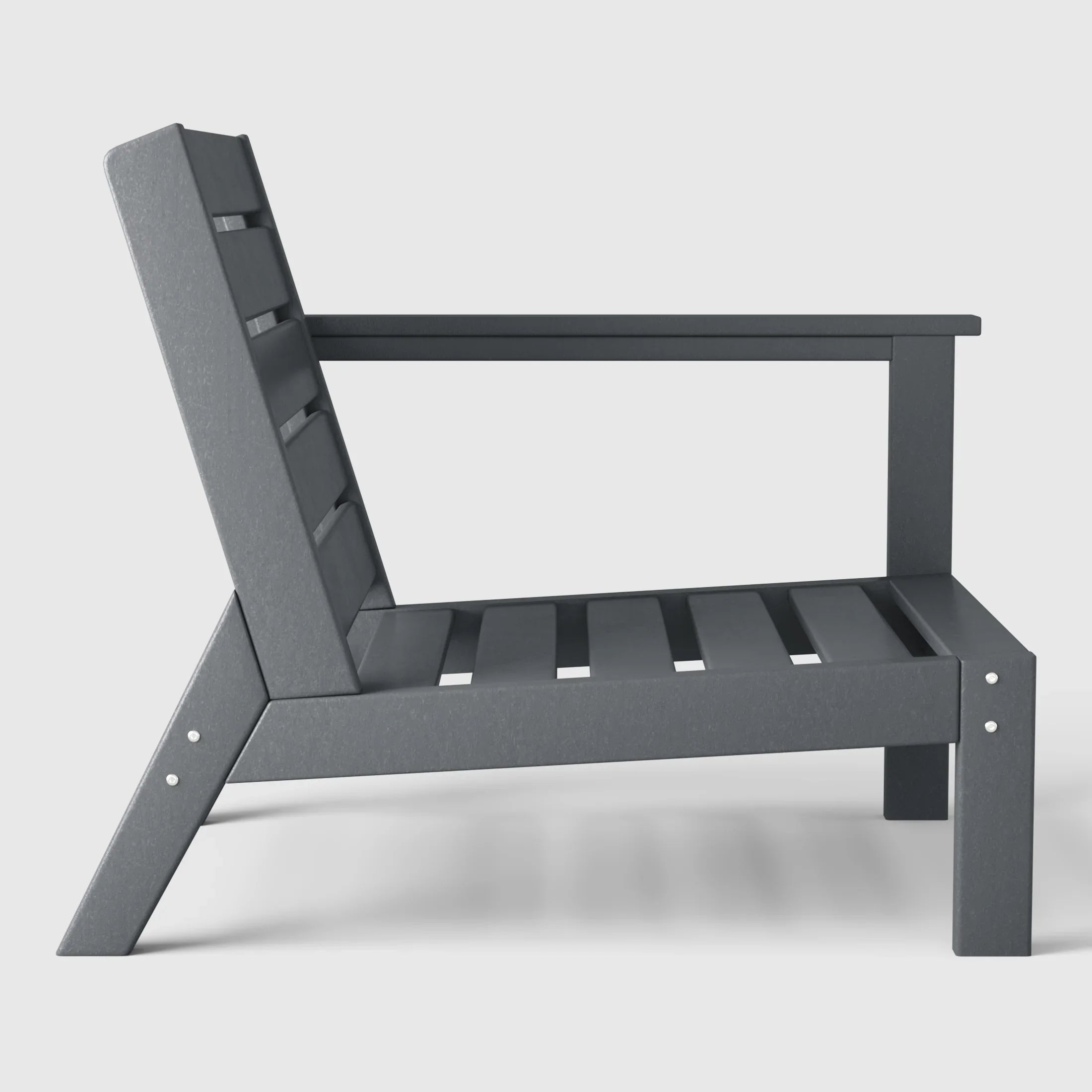 Portsmouth Outdoor Patio HDPE Right Arm Facing Deep Seating Corner Chair