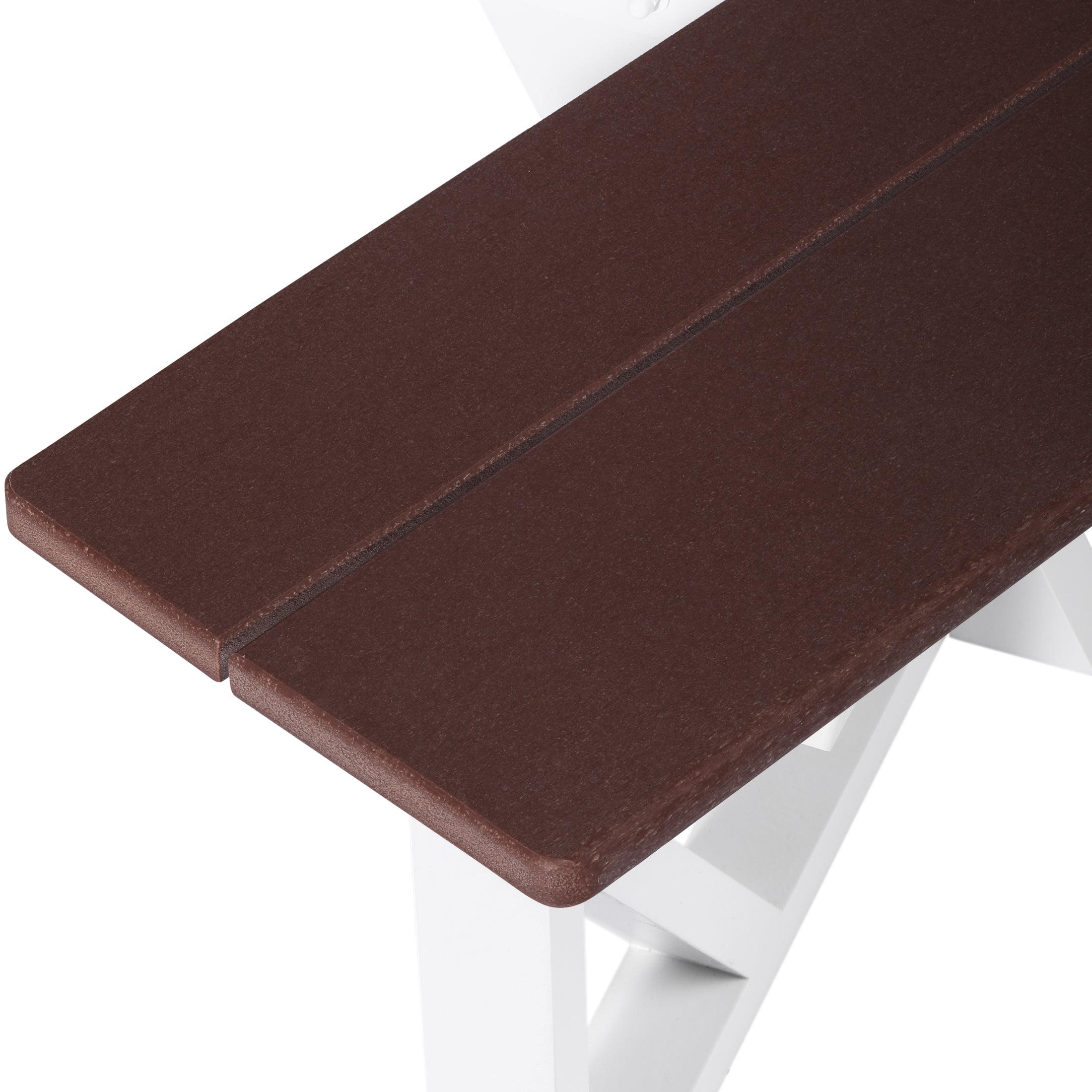 Macon Outdoor 48" HDPE 8-Person Patio Octagon Picnic Table