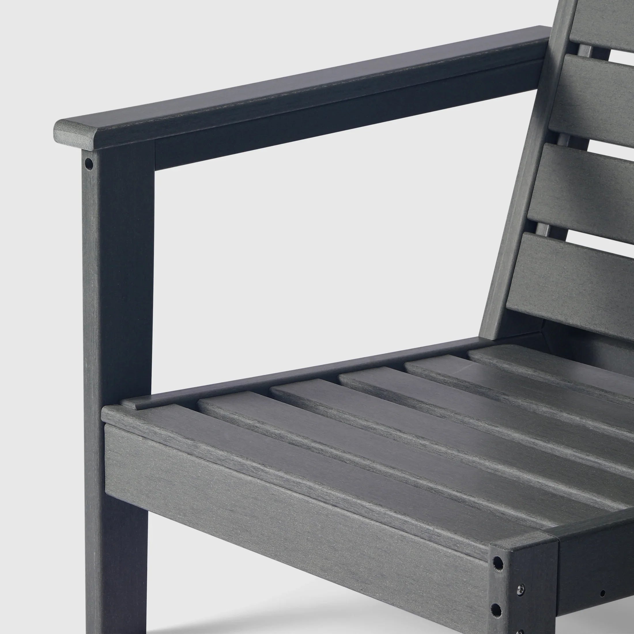 Portsmouth Outdoor Patio HDPE Left Arm Facing Deep Seating Corner Chair