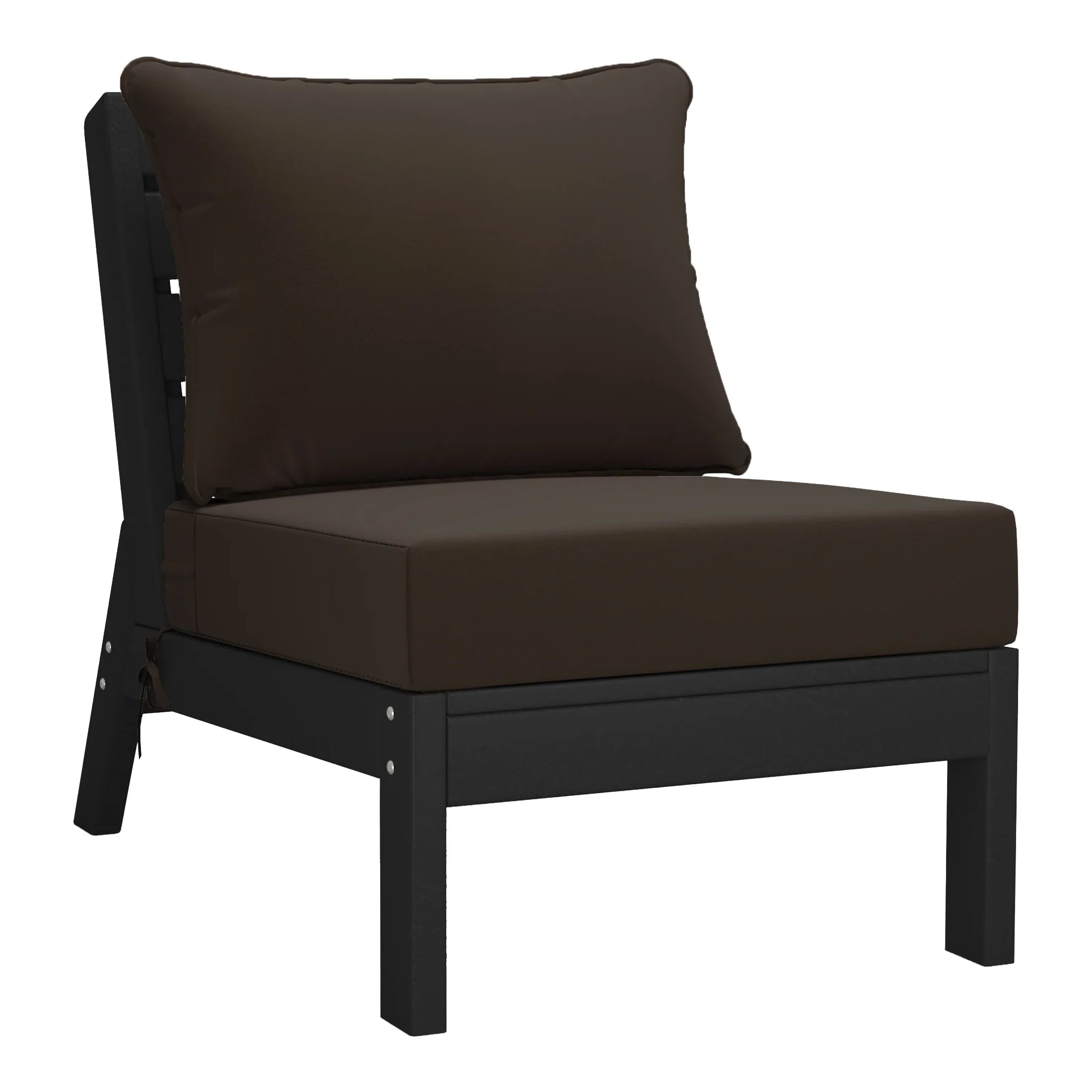 Portsmouth Outdoor Patio HDPE Sectional Sofa with Patio Cushions
