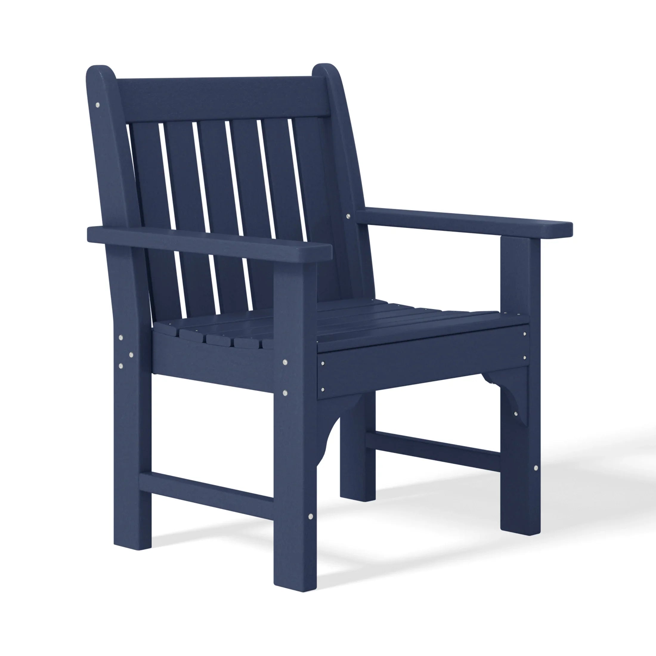 Paradise Outdoor Patio HDPE Adirondack Dining Arm Chair