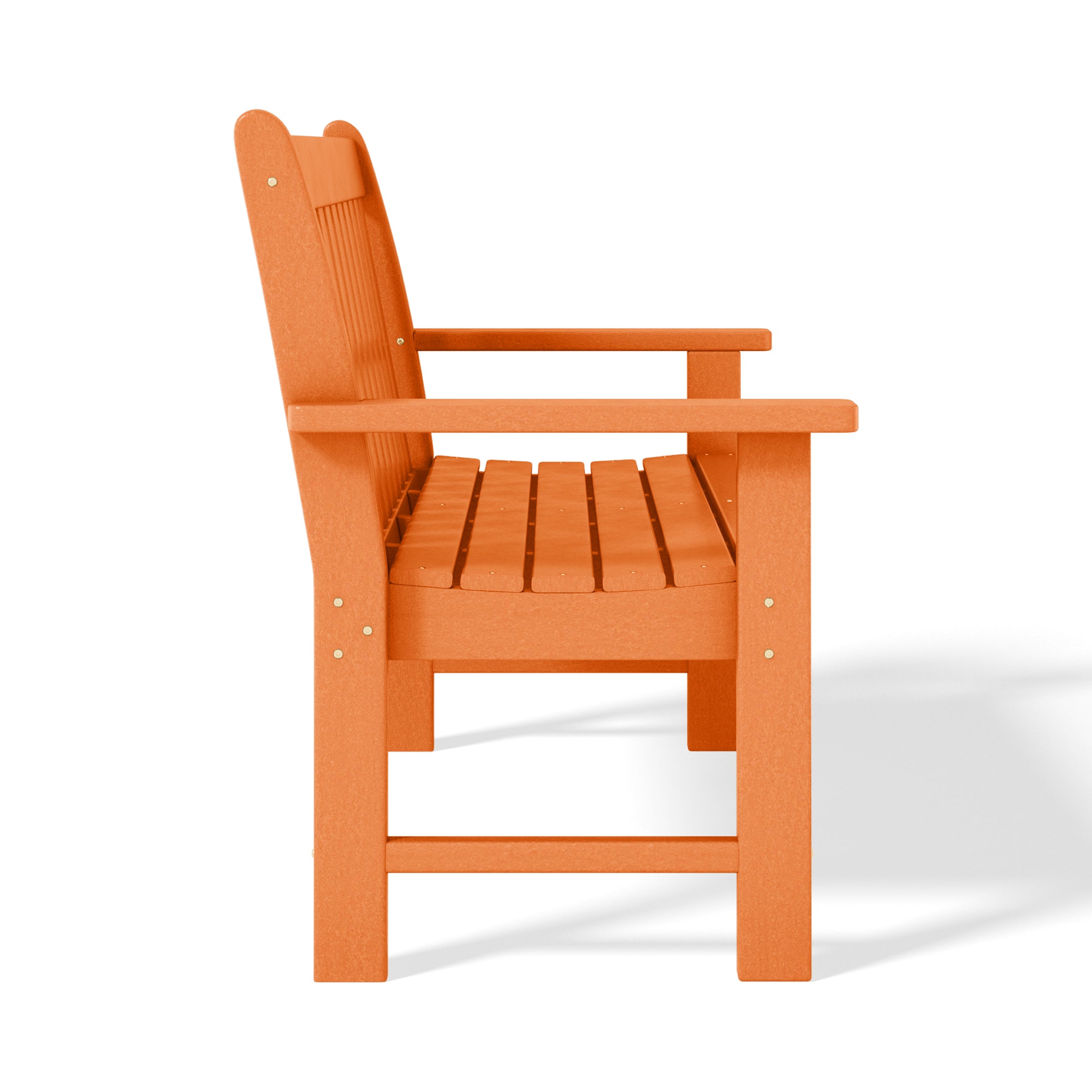 Paradise 3-Piece HDPE Outdoor Patio Furniture Couch and Coffee Table Set