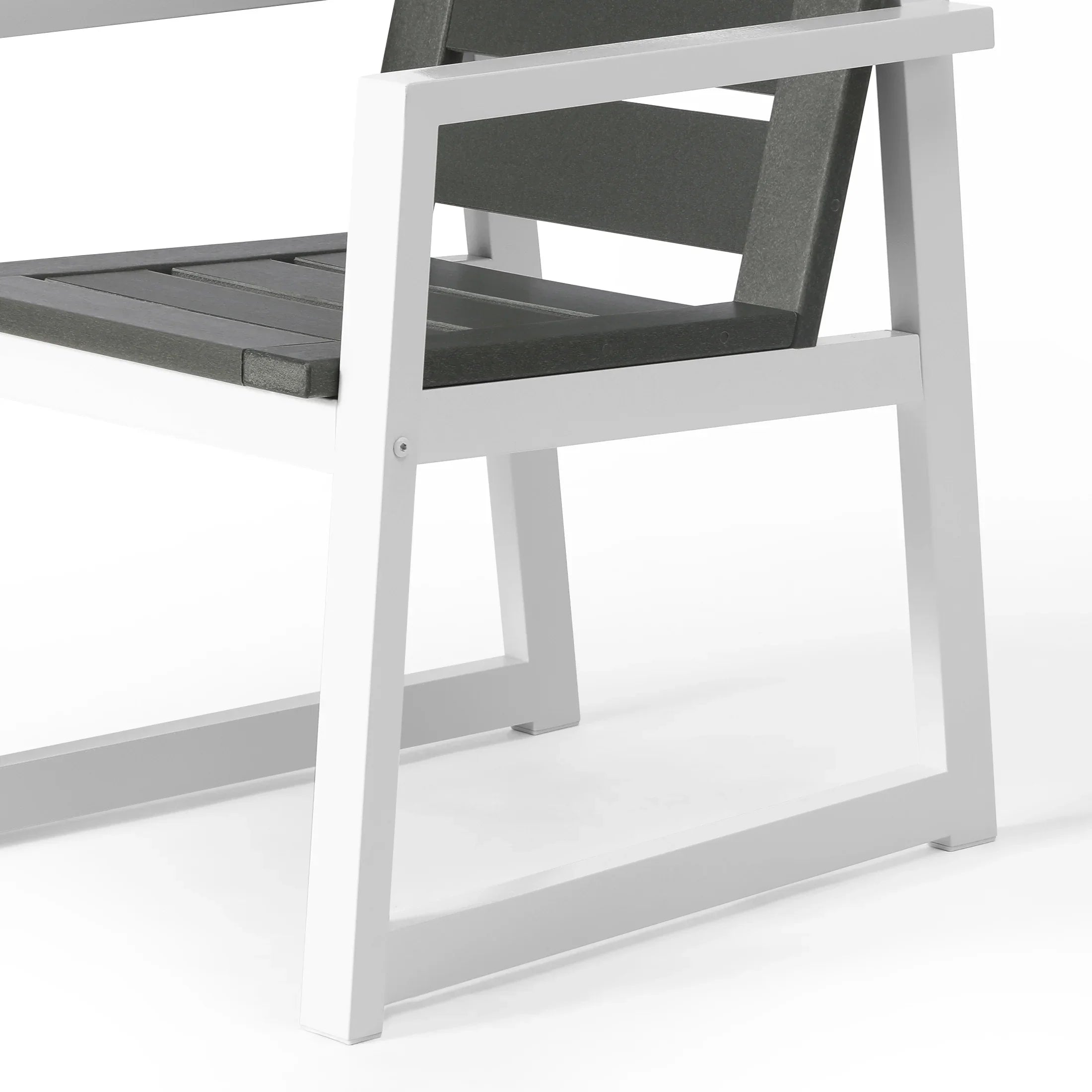 Stinson HDPE Outdoor Patio Dining Arm Chair