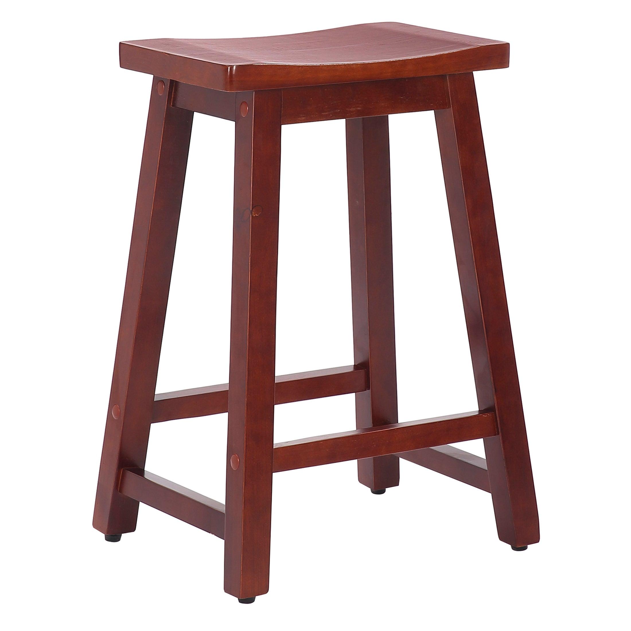 Arman 24" Inch Classic Wood Bar Stool - Costaelm