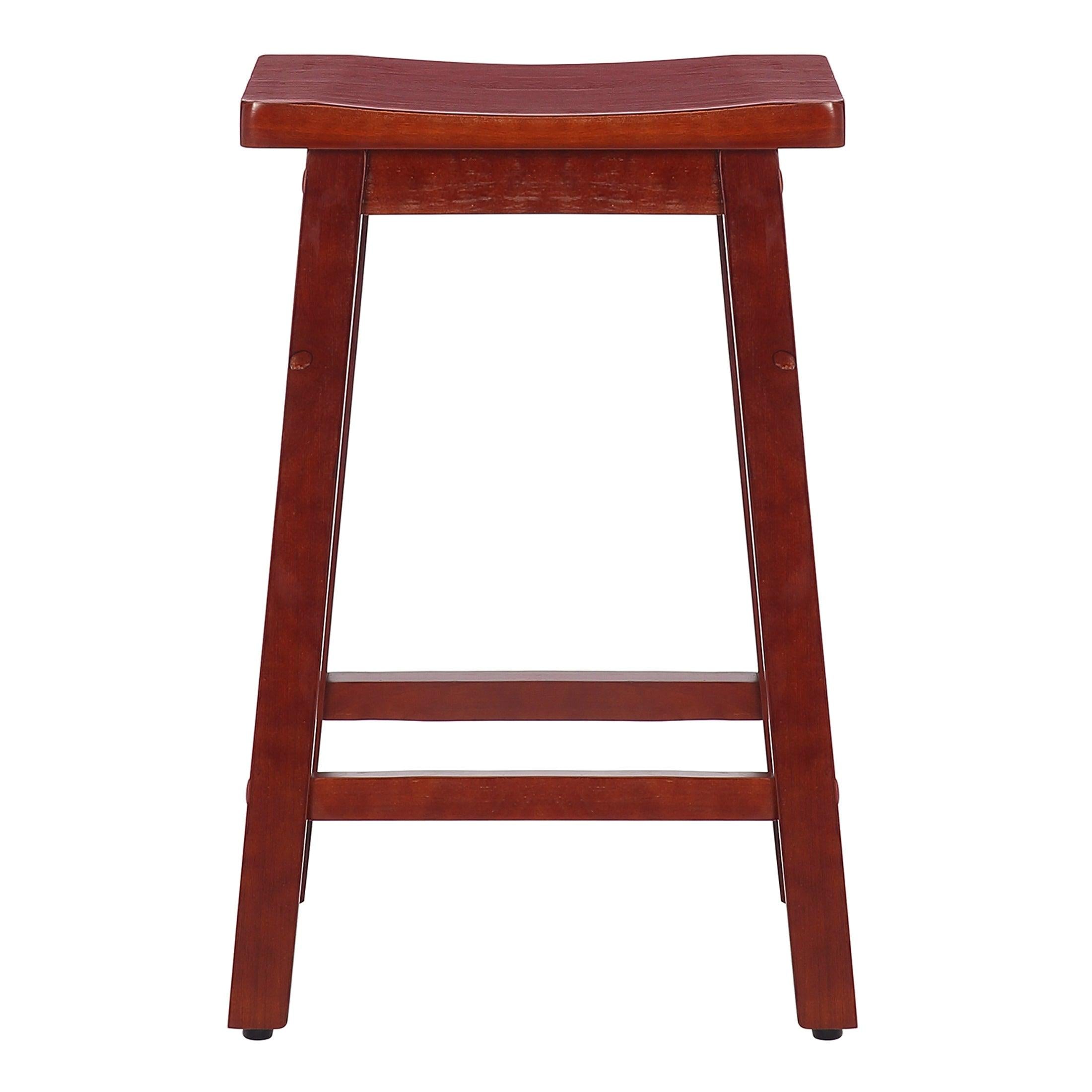 Arman 24" Inch Classic Wood Bar Stool - Costaelm