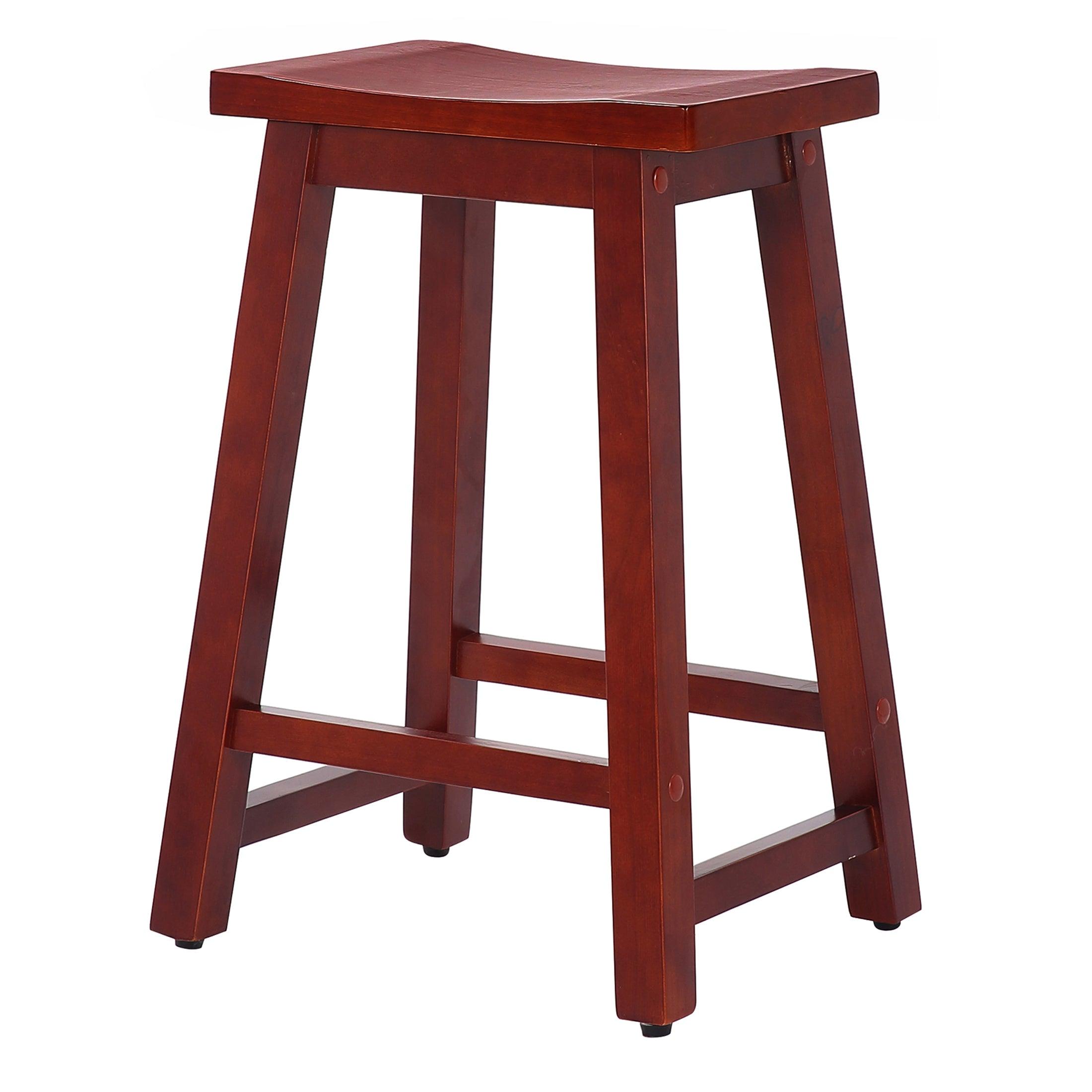 Arman 24" Inch Classic Wood Bar Stool - Costaelm