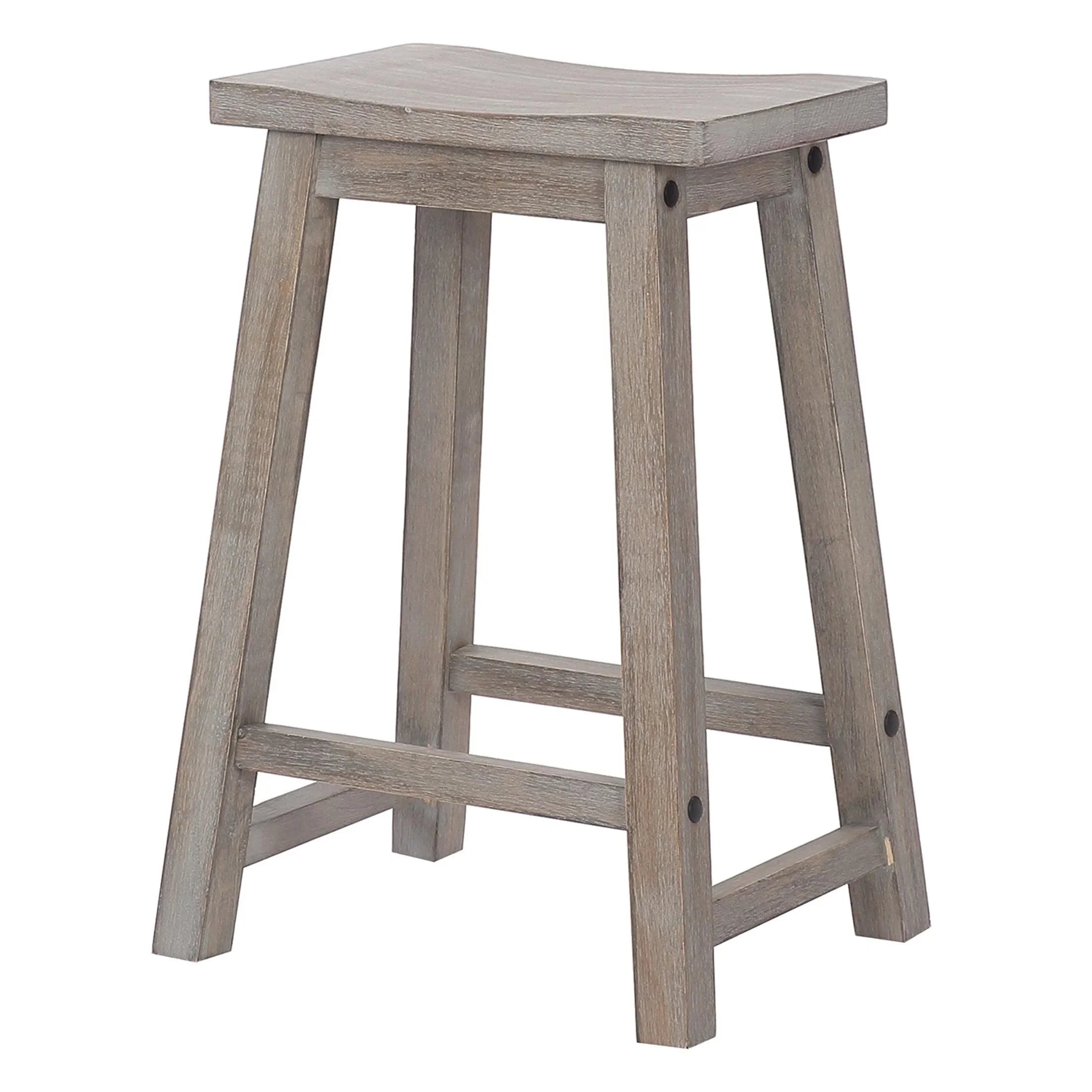 Arman 24" Inch Classic Wood Bar Stool - Costaelm