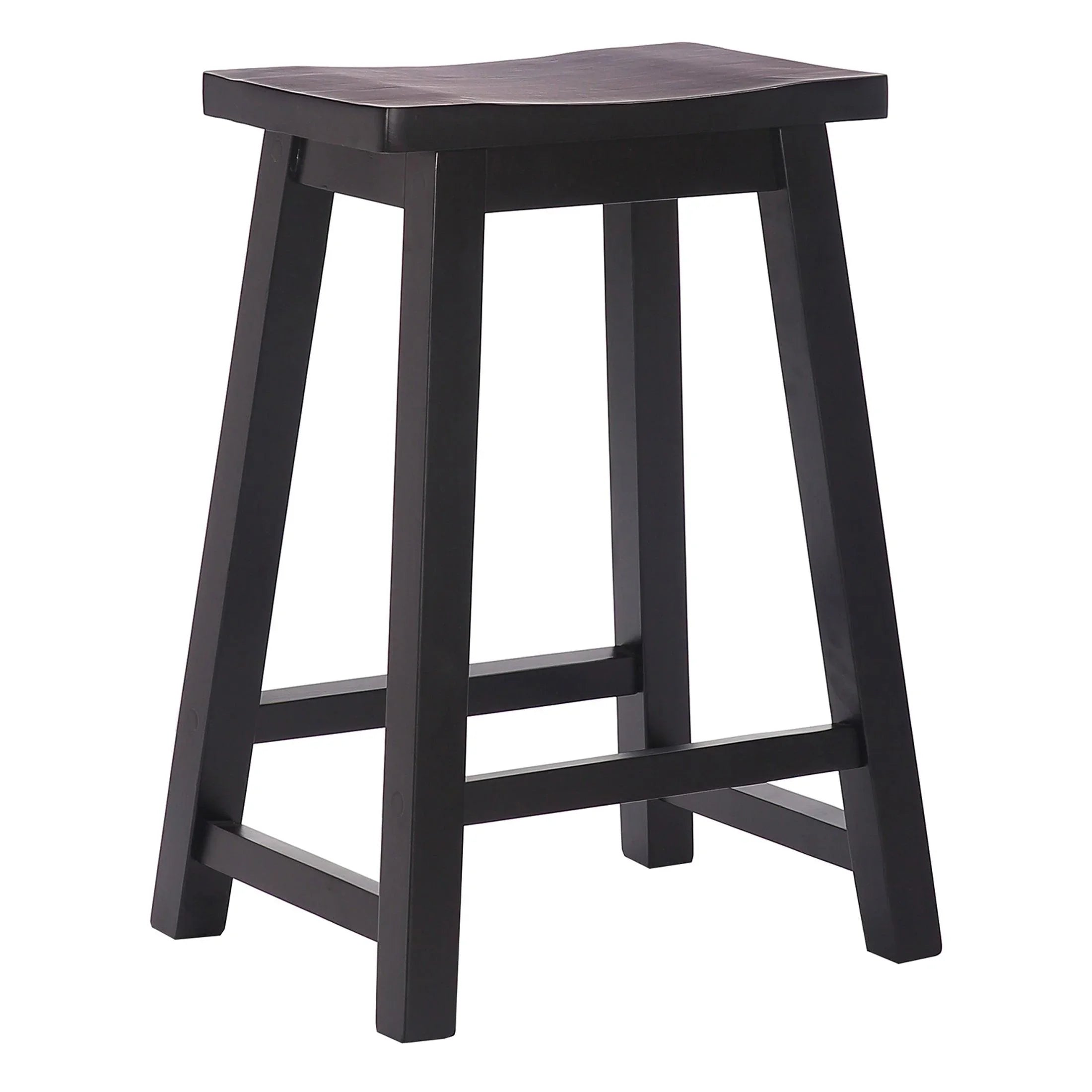 Arman 24" Inch Classic Wood Bar Stool - Costaelm