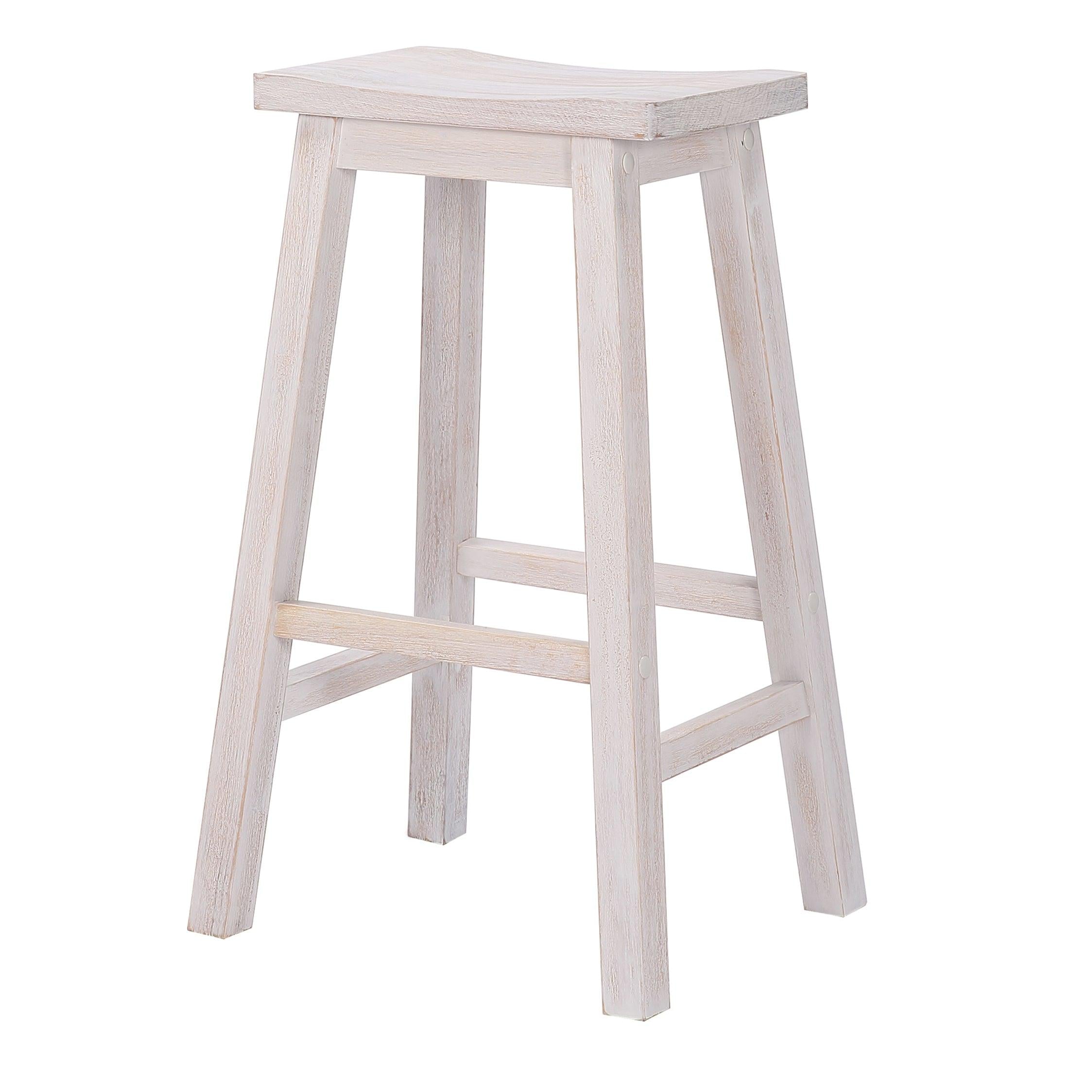 Arman 29" Inch Classic Counter Height Wood Bar Stool - Costaelm