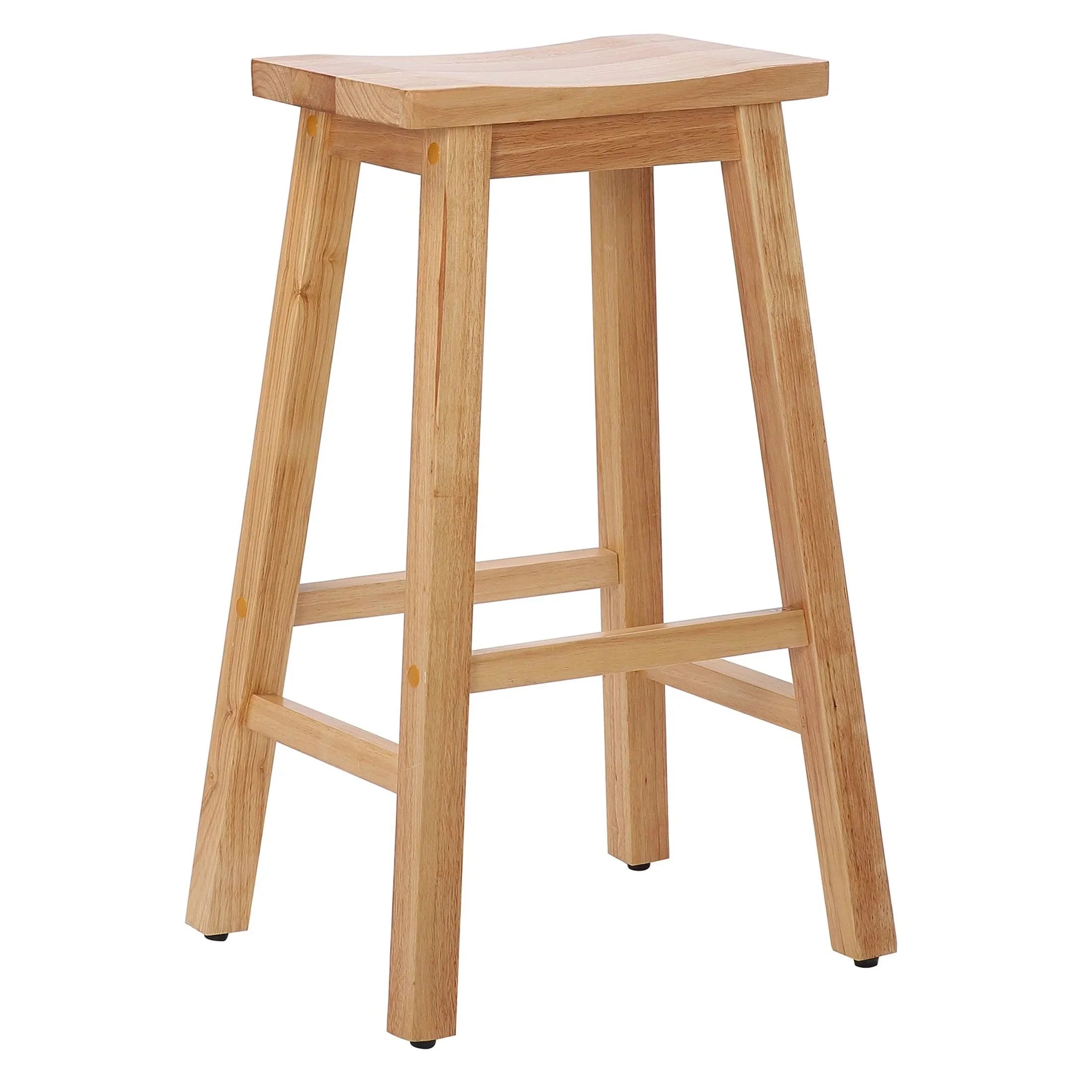 Arman 29" Inch Classic Counter Height Wood Bar Stool - Costaelm