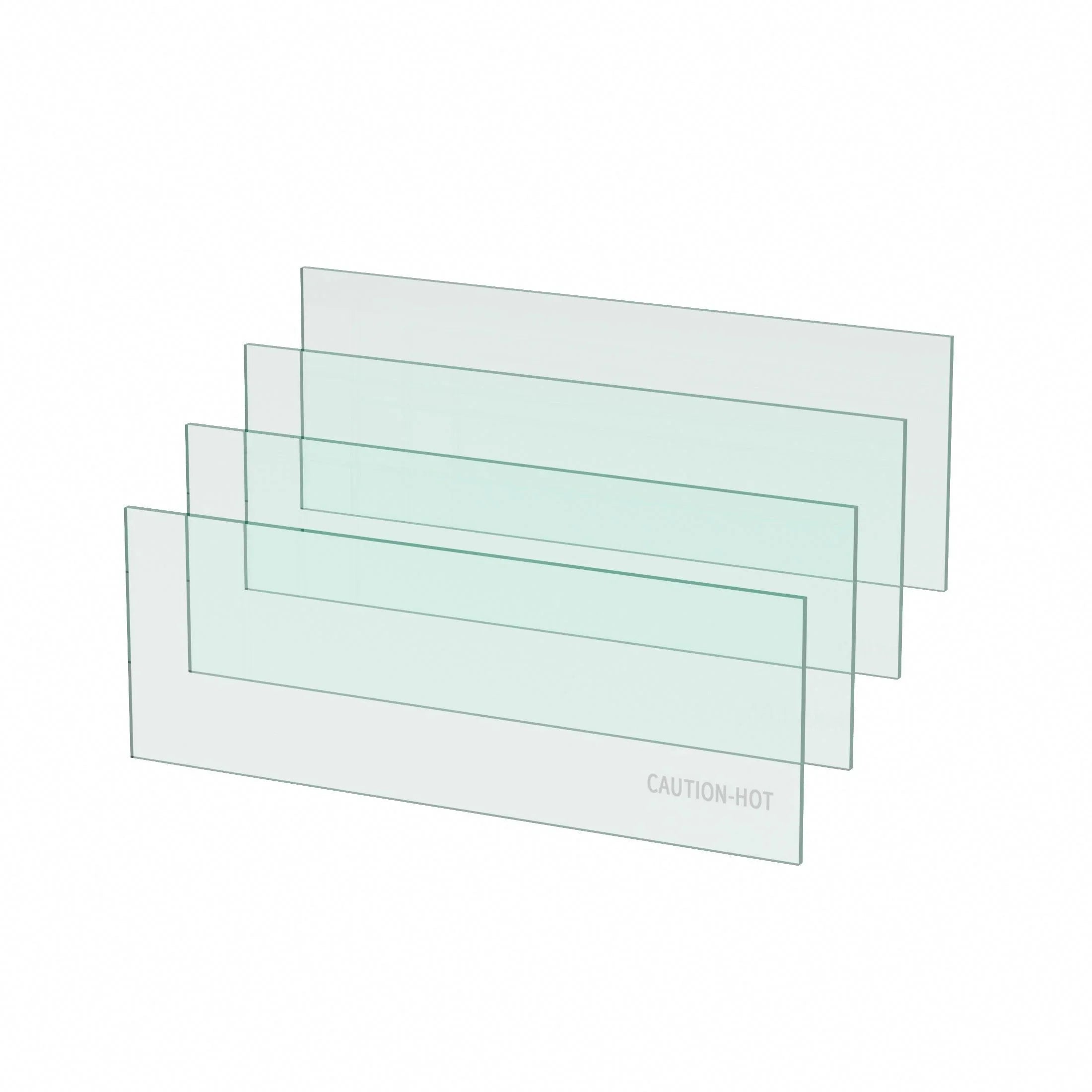 Hampshire Square Tempered Glass Fire Flame Guard 17.5" - Costaelm