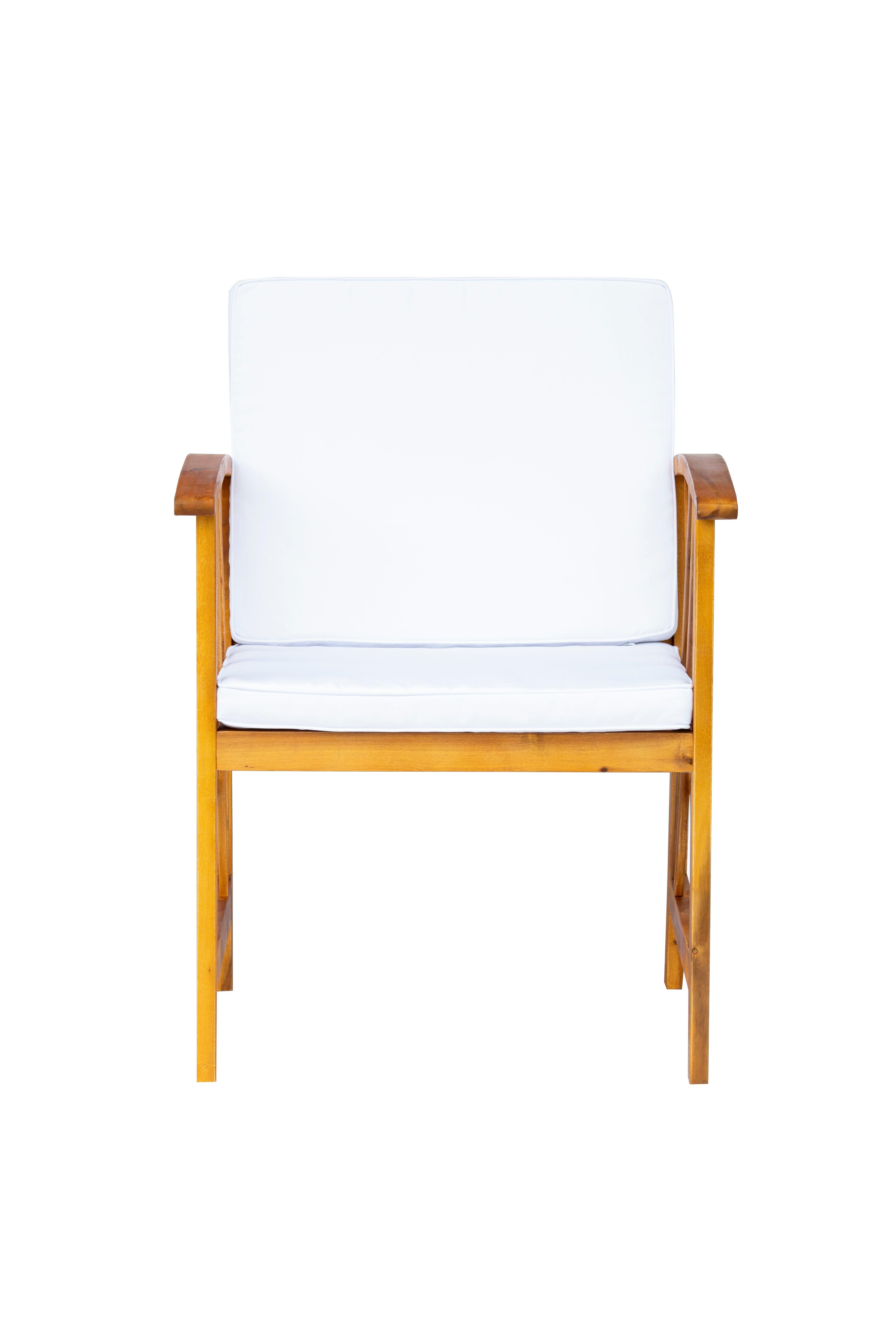 BAHIA 3-Piece Acacia Patio Sofa Conversation Furniture Set - Costaelm