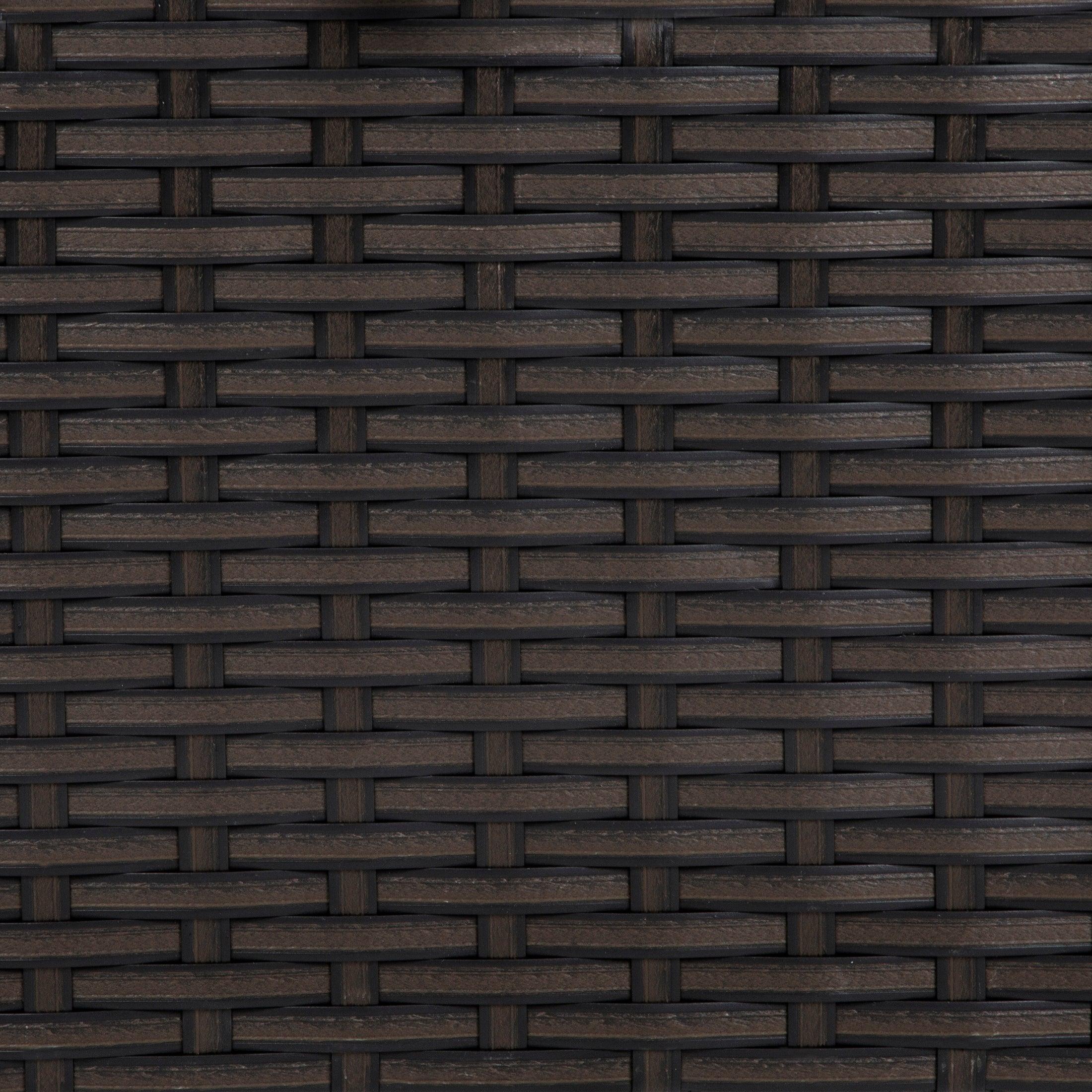 Woodland Outdoor Sectional Conversation Set with Storage Ottoman - Costaelm