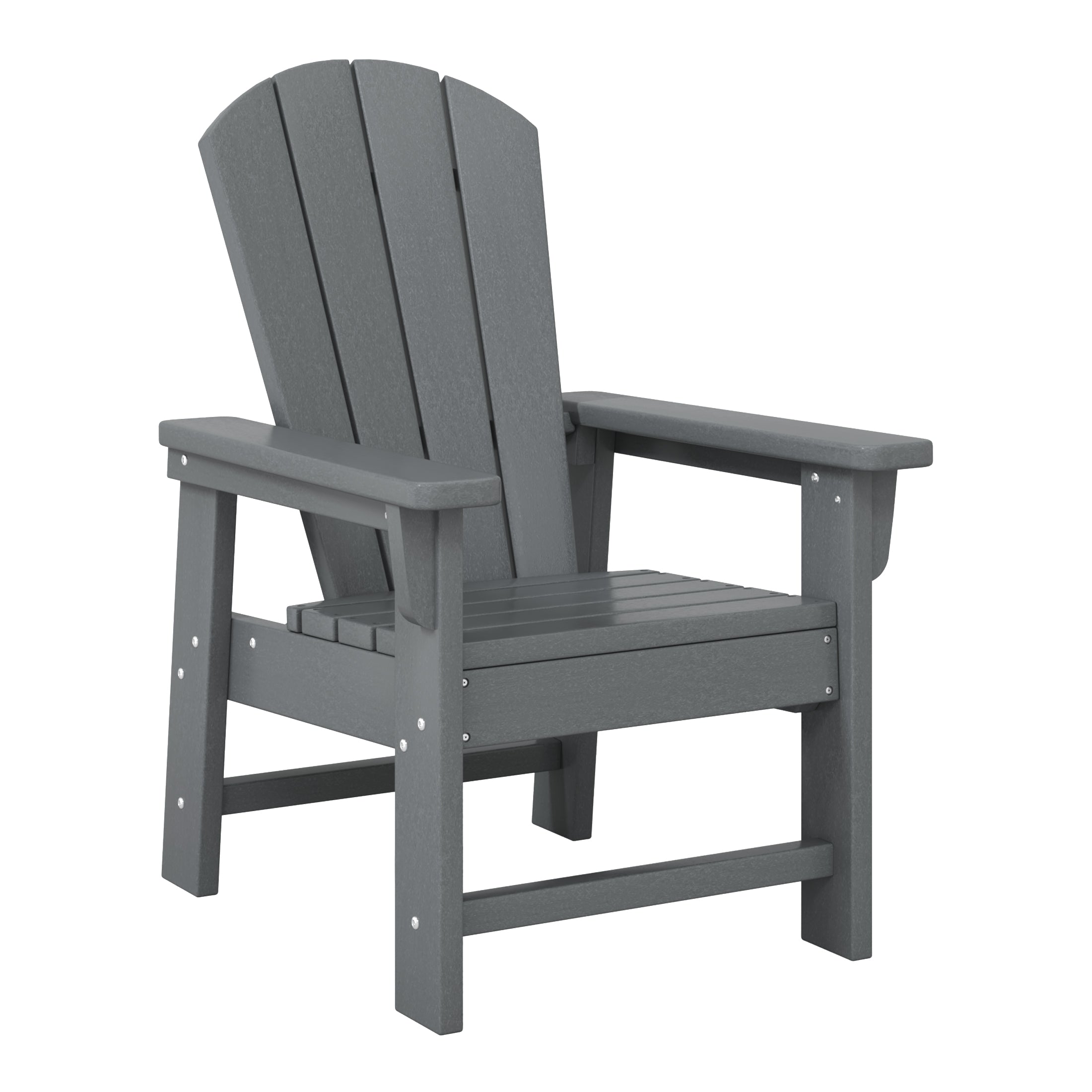 Paradise Kids 5-Piece HDPE Outdoor Square Patio Dining Table and Chairs Set