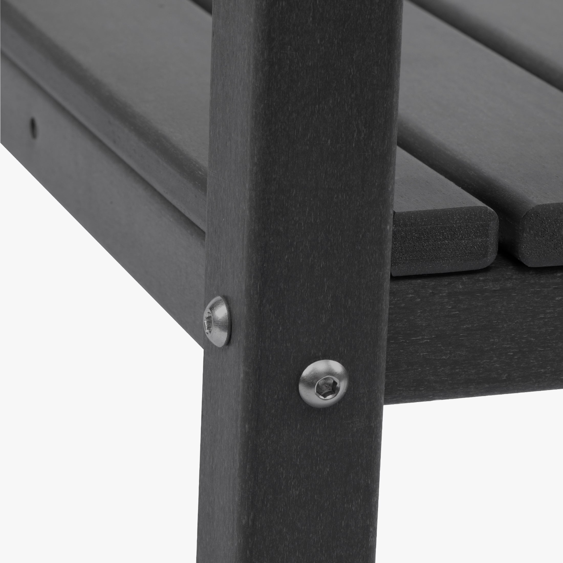 Paradise 36" Outdoor Adirondack HDPE 2-Tier Patio Side Table