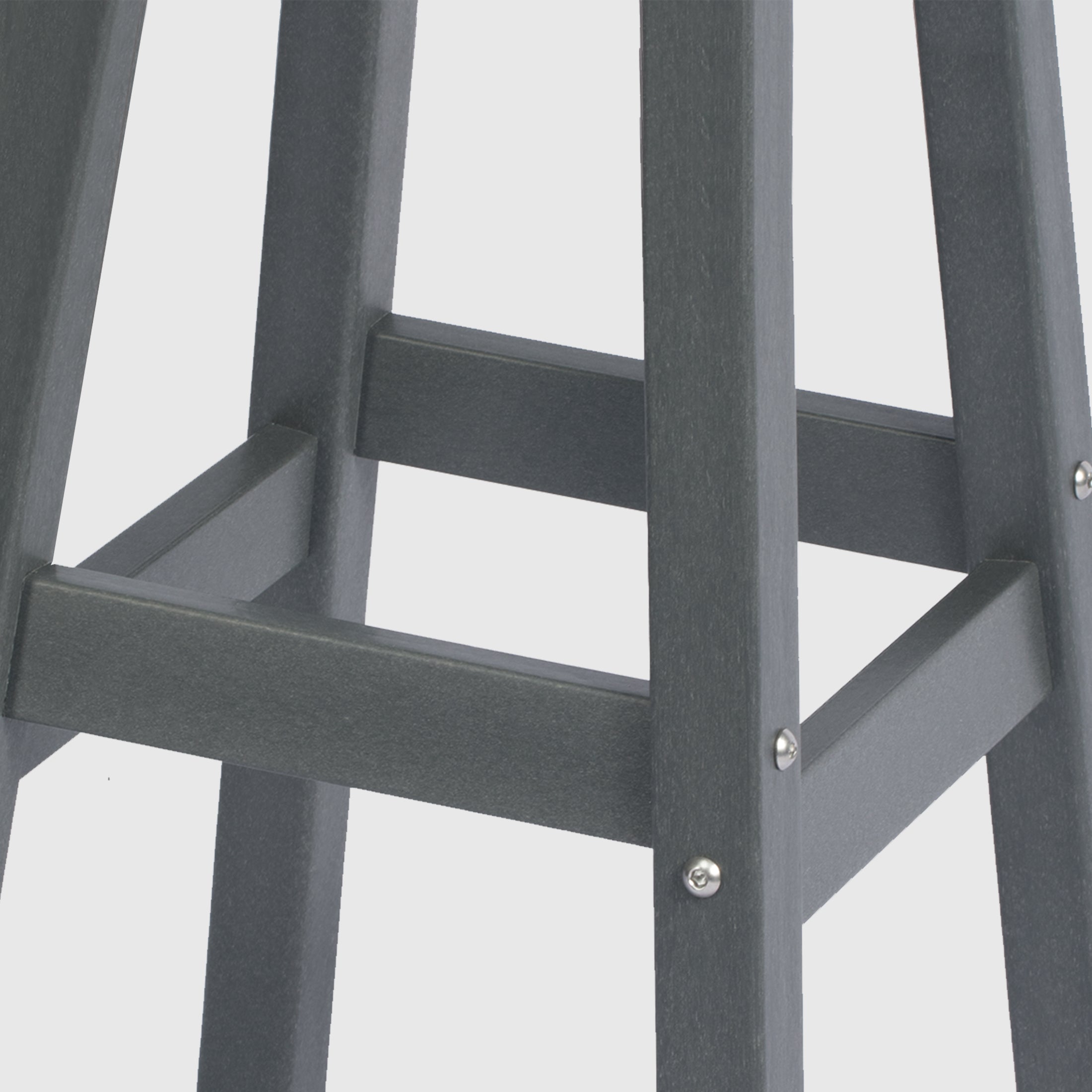 Paradise 29" HDPE Outdoor Patio Round Bar Stool