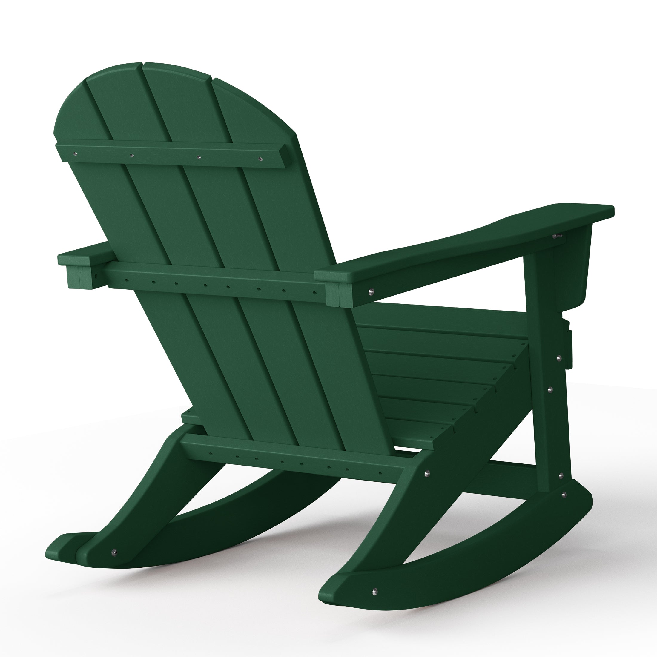 Paradise 2 piece set Outdoor / Patio Poly Adirondack rocking chairs ( 2 seater )